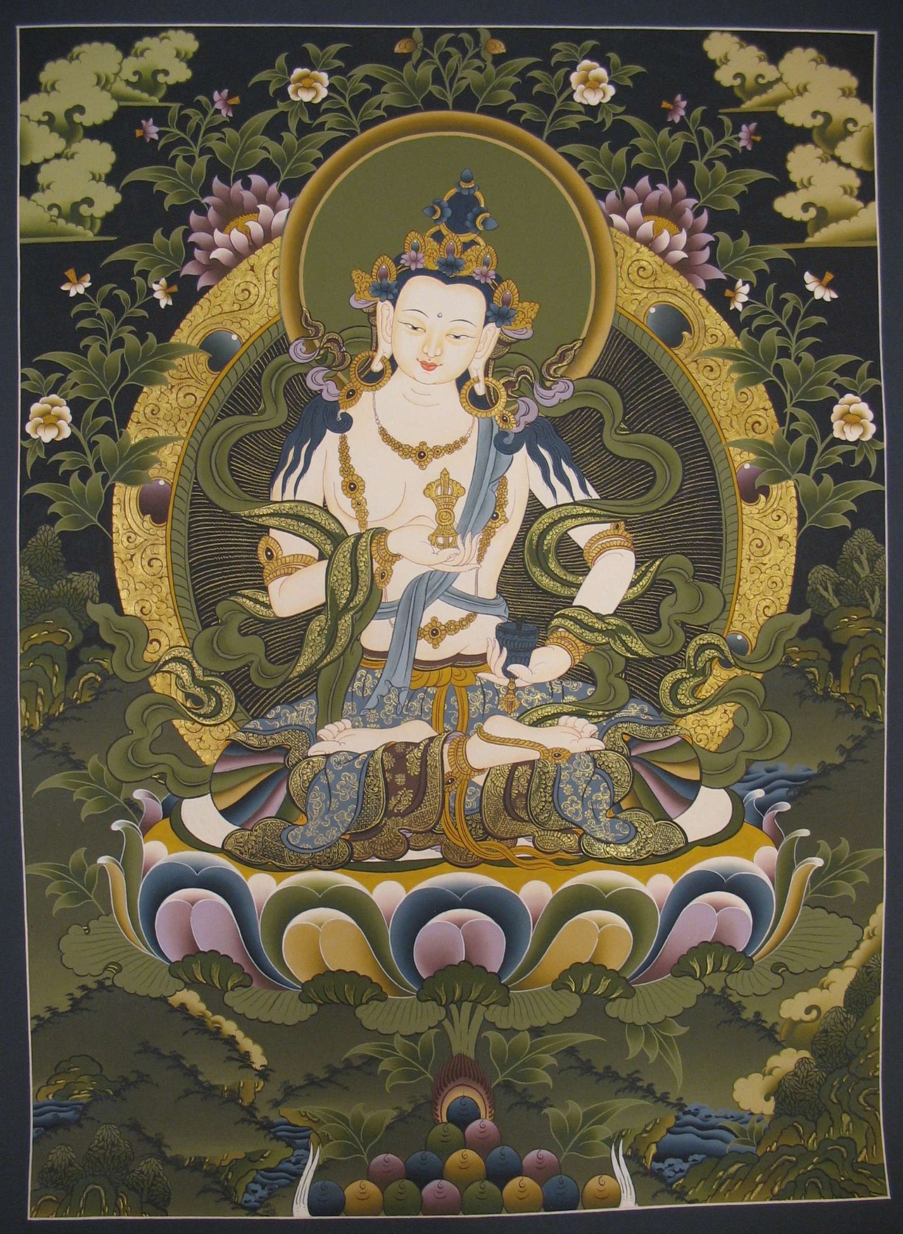 Tibetan Thangka <span Style=