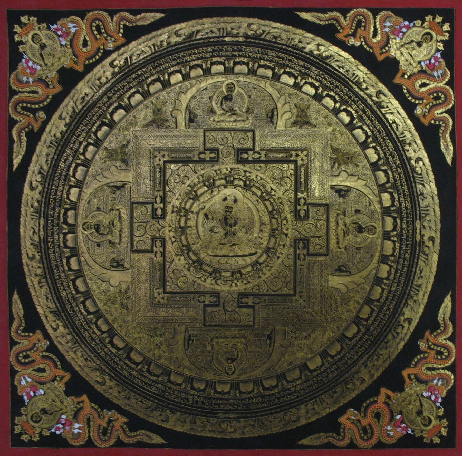 Tibetan Thangka <span Style=