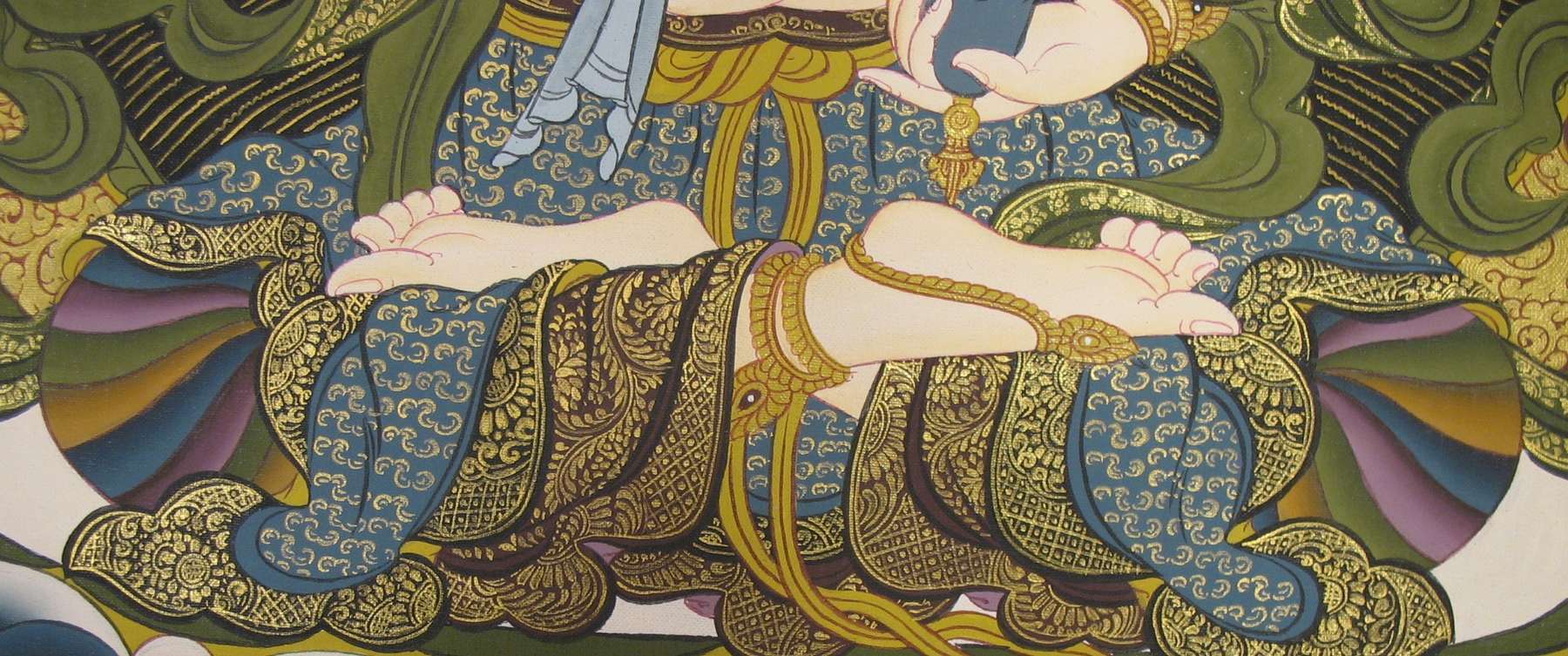 Tibetan Thangka <span Style=