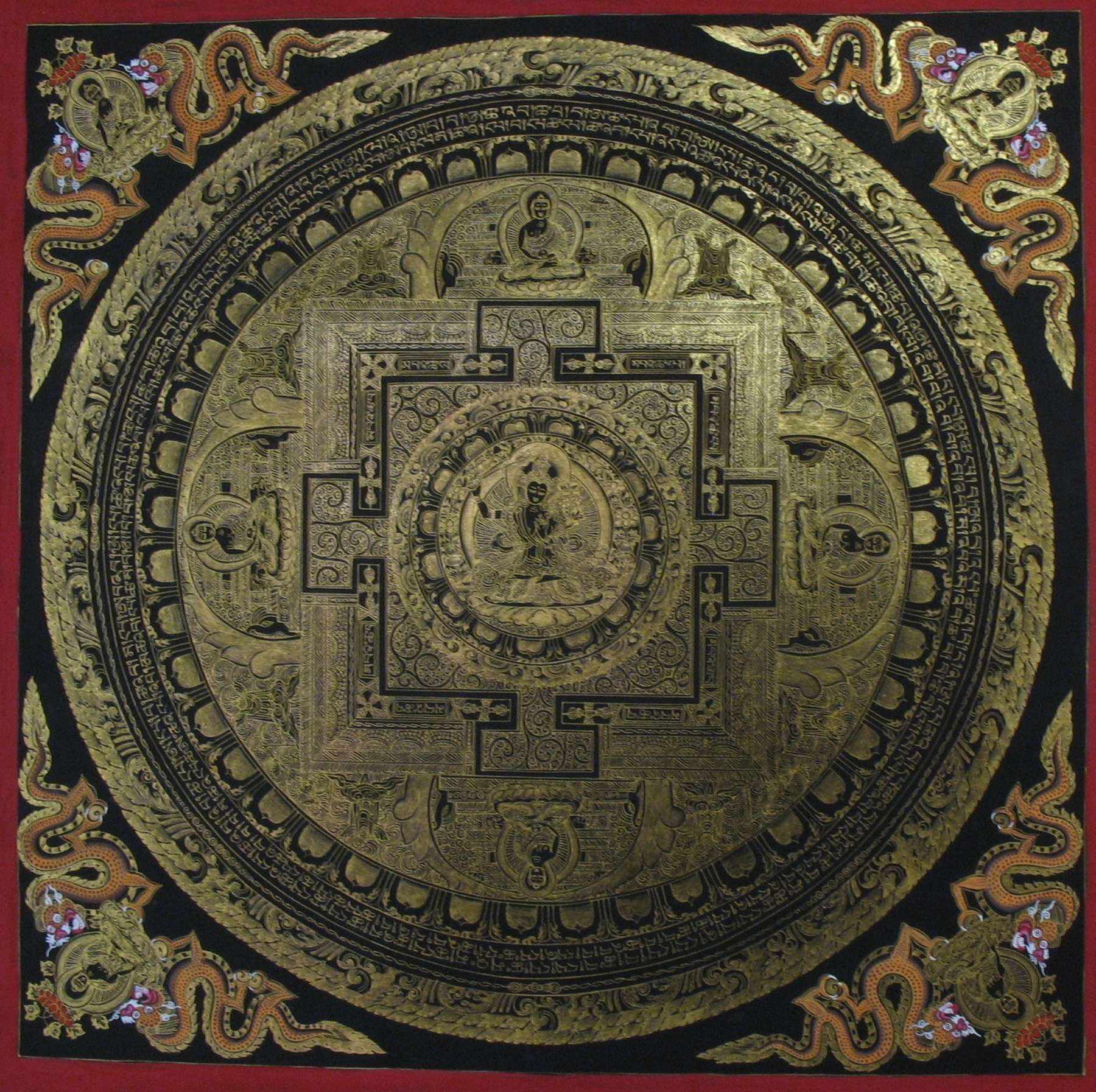 Tibetan Thangka <span Style=
