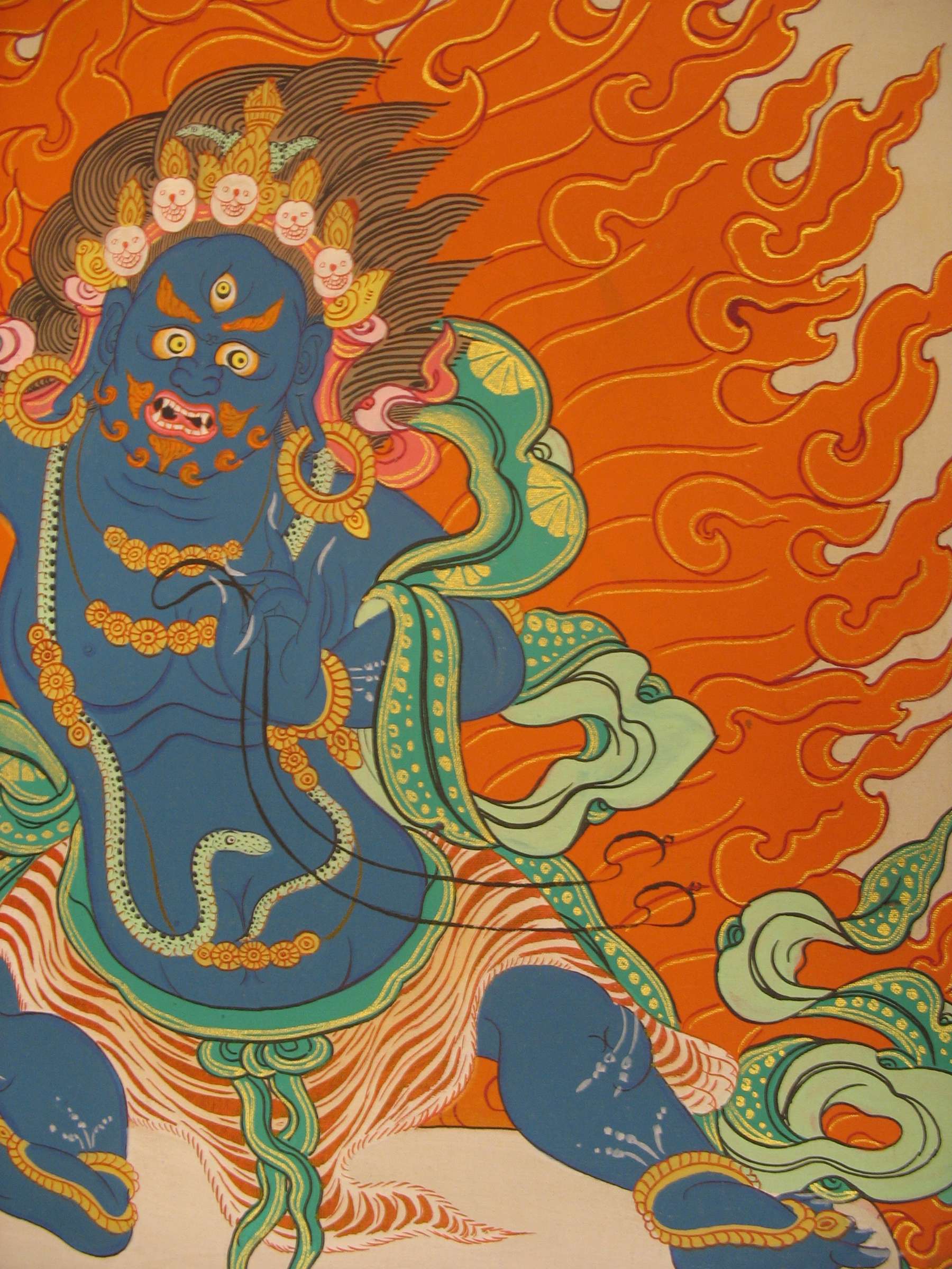 Tibetan Thangka <span Style=