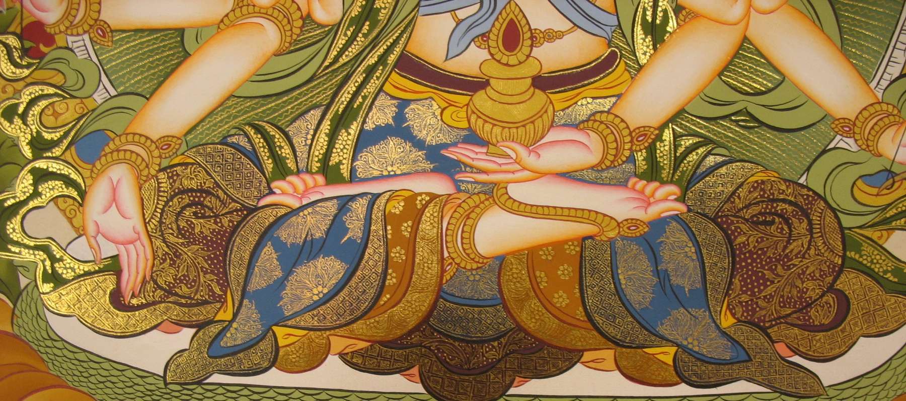 Tibetan Thangka <span Style=
