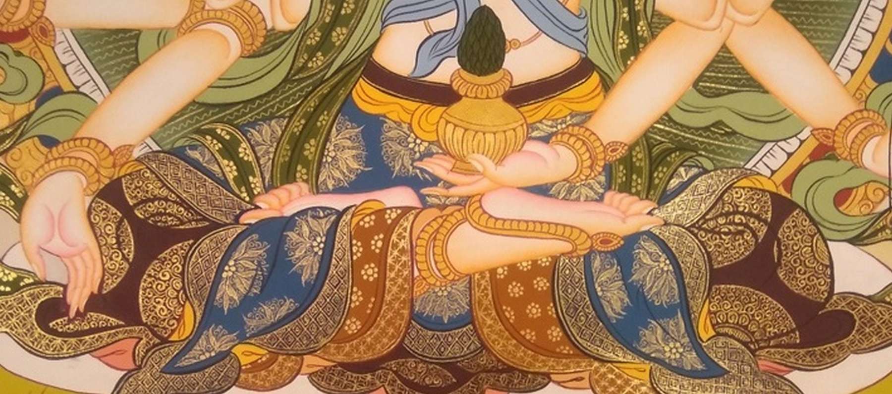 Tibetan Thangka <span Style=