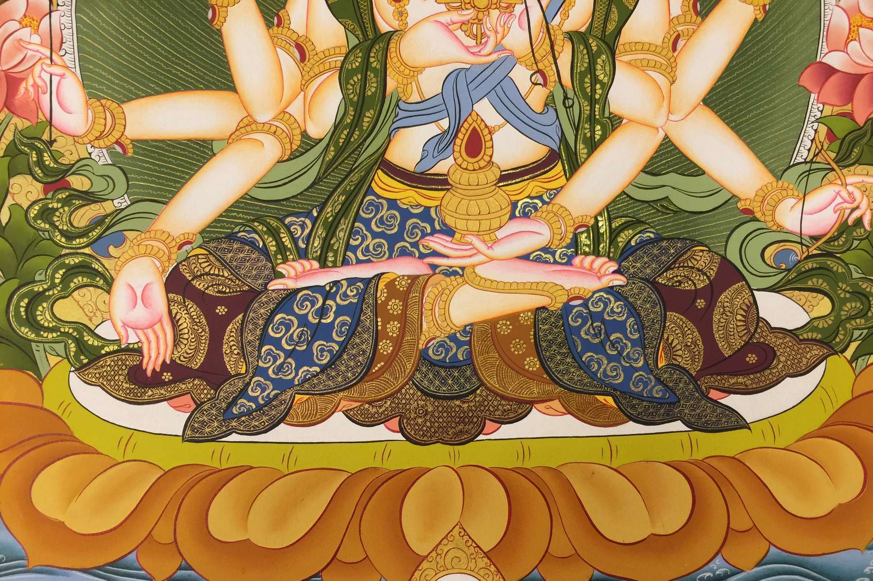 Tibetan Thangka <span Style=