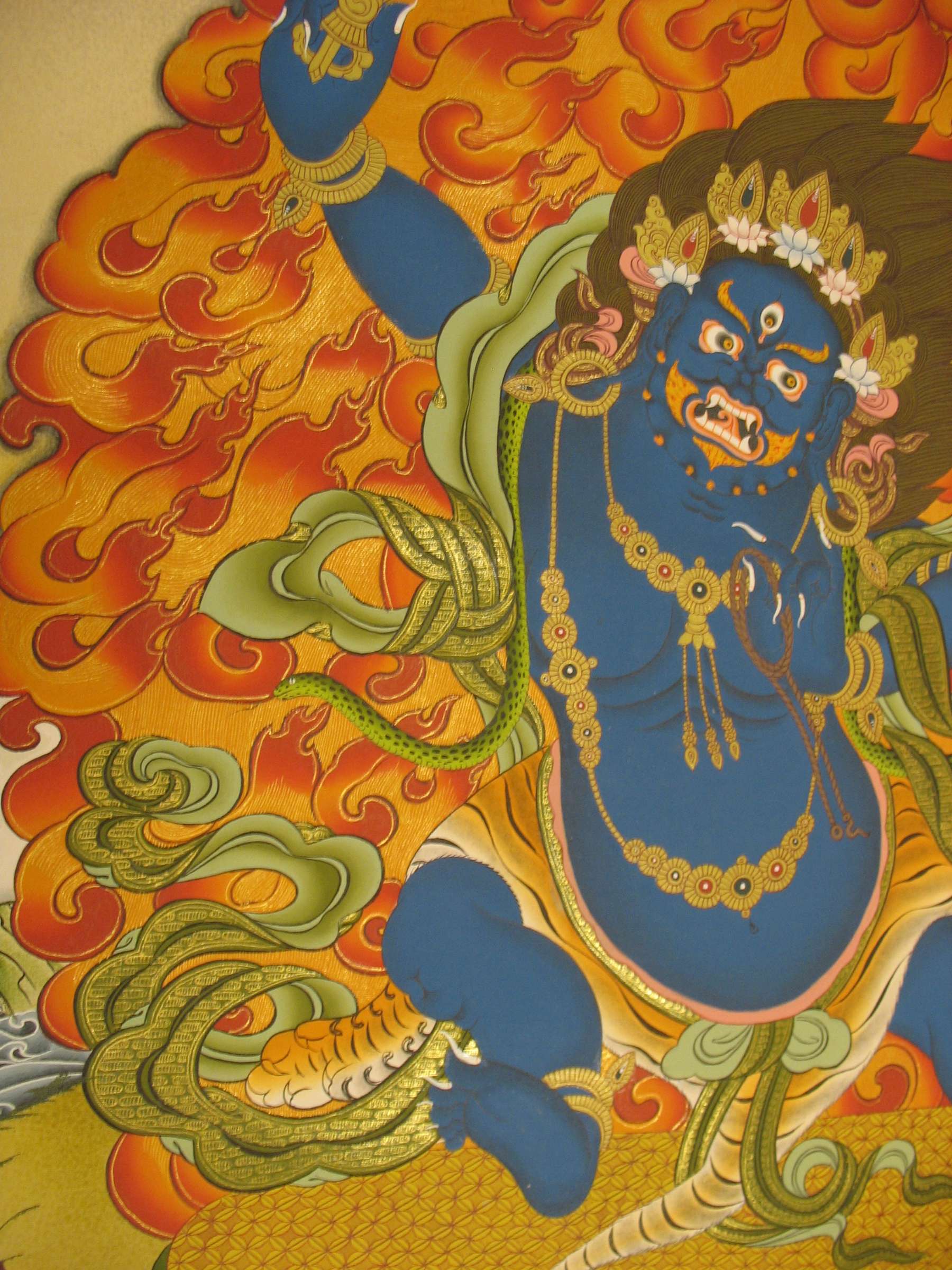 Tibetan Thangka <span Style=