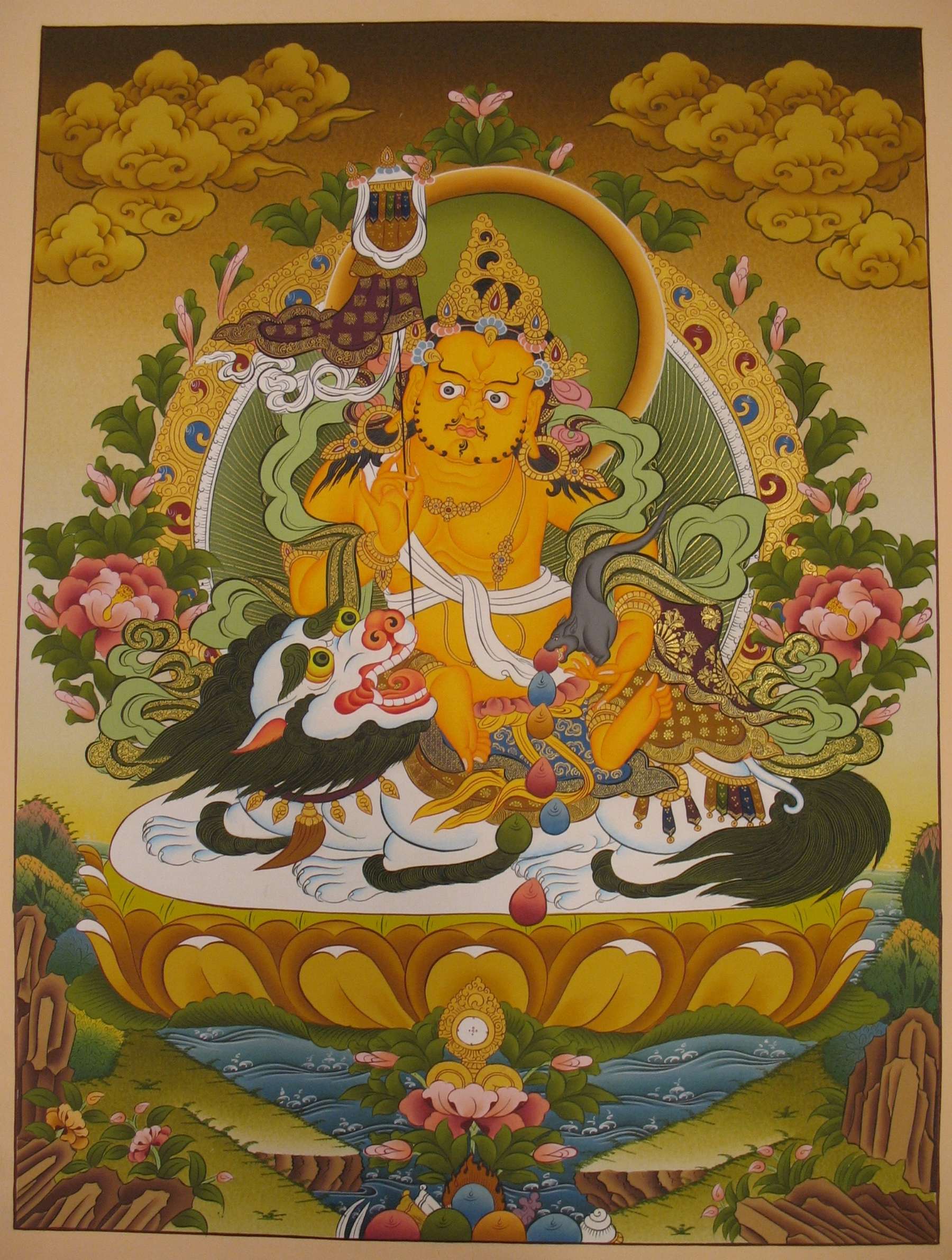 Tibetan Thangka <span Style=