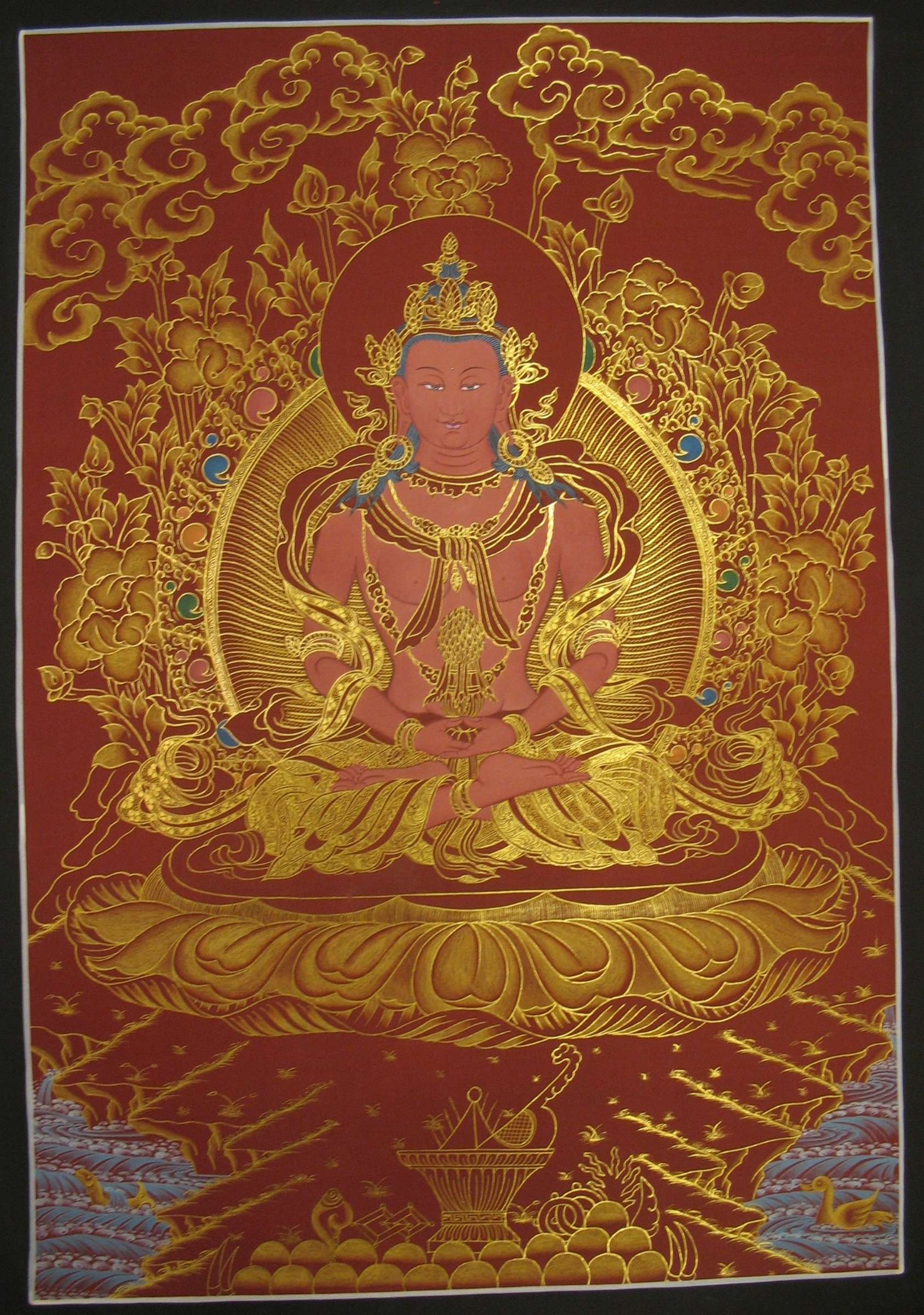 Tibetan Thangka <span Style=
