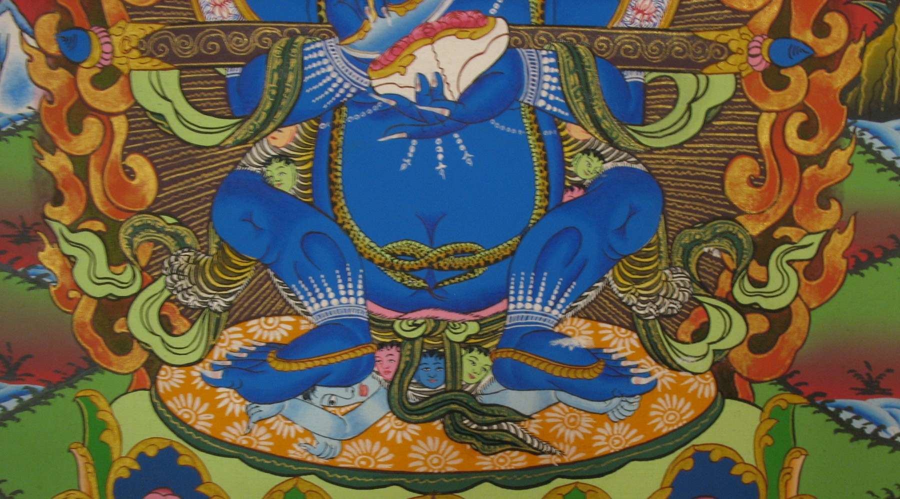 Tibetan Thangka <span Style=