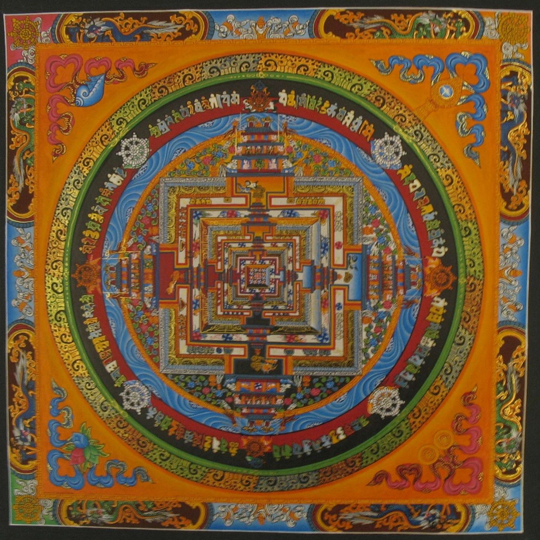 Tibetan Thangka <span Style=