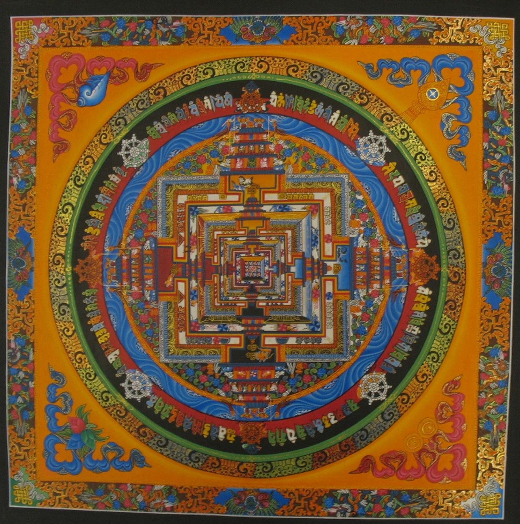 Tibetan Thangka <span Style=