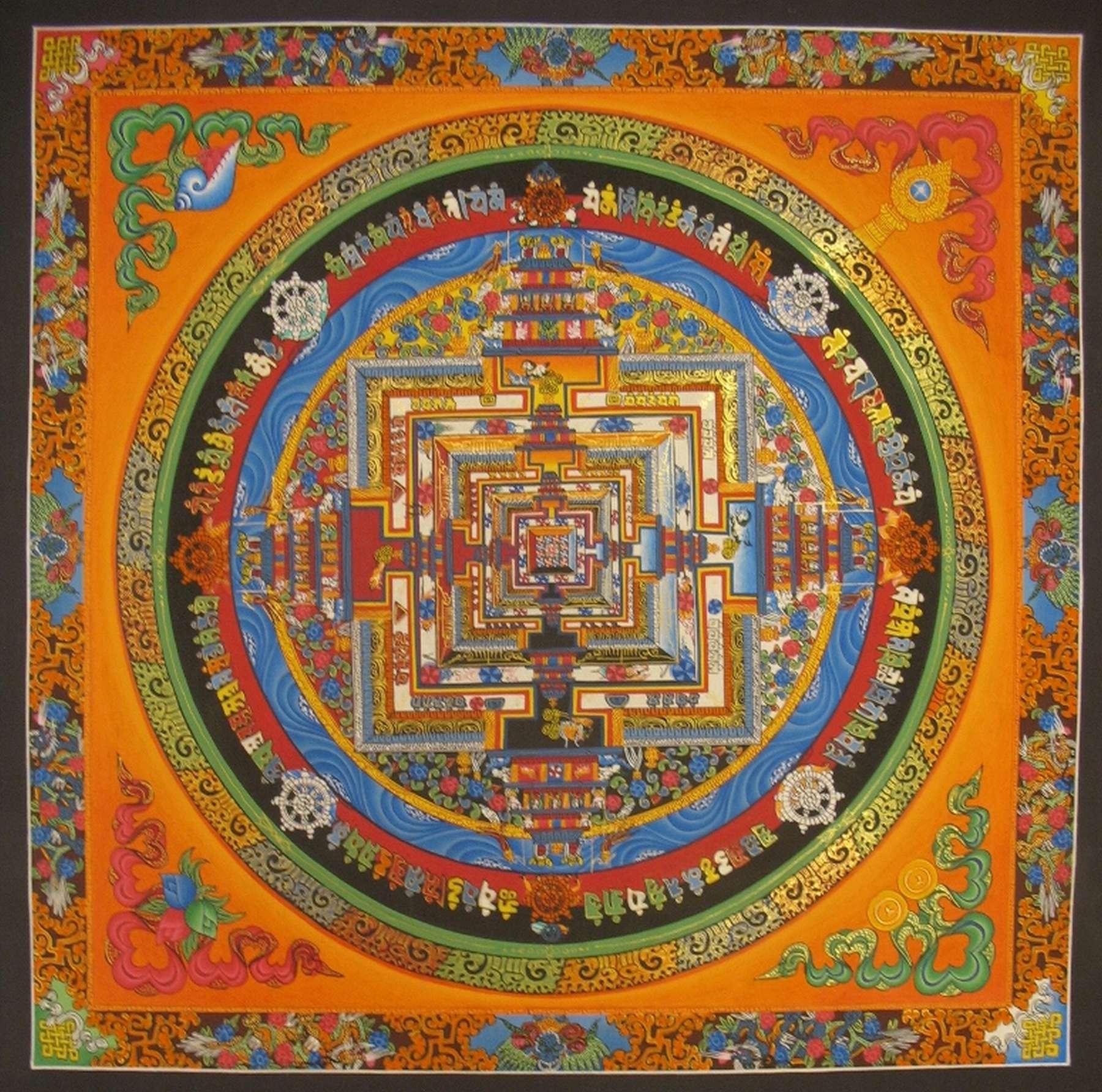 Tibetan Thangka <span Style=