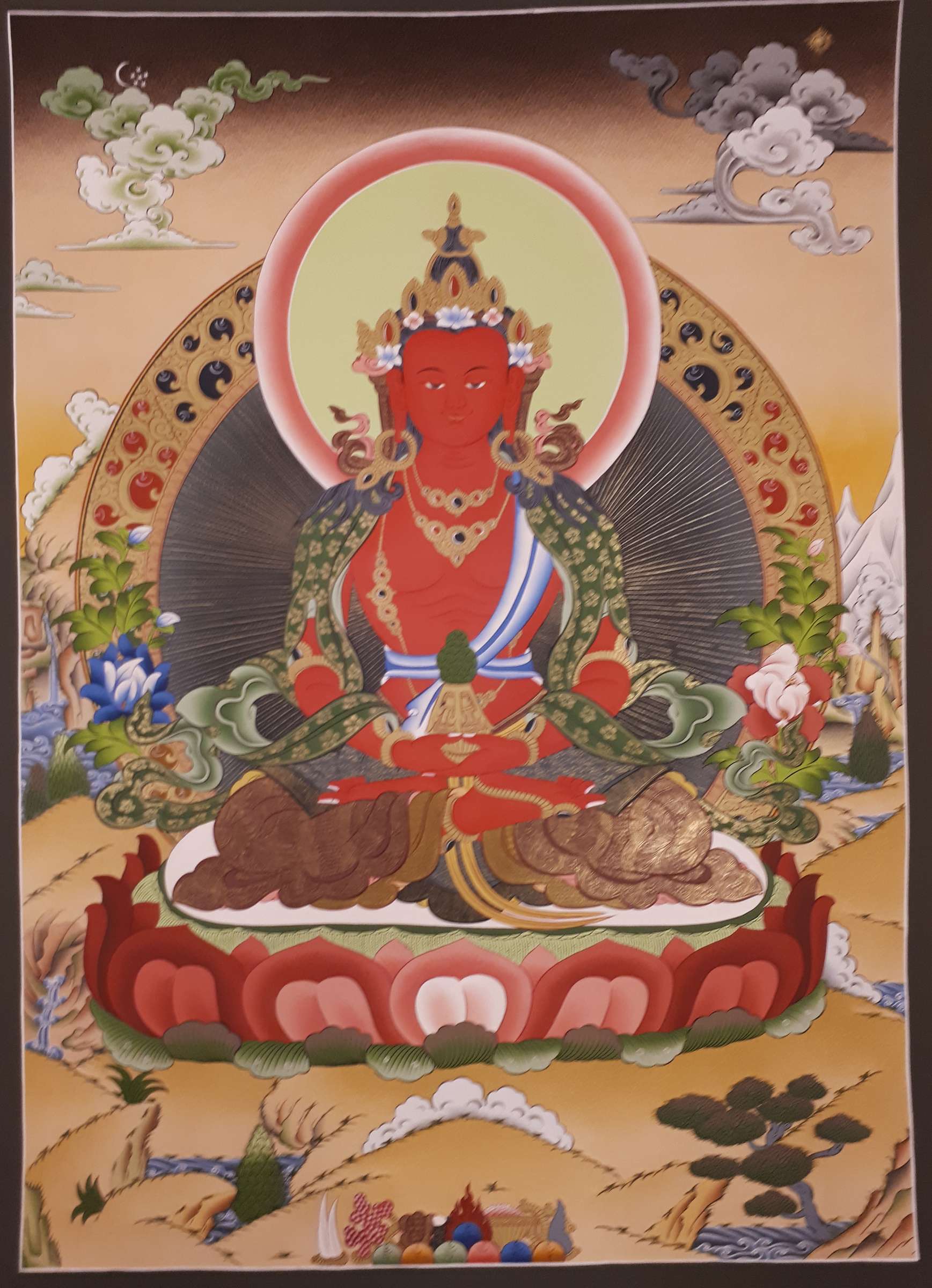 Tibetan Thangka <span Style=