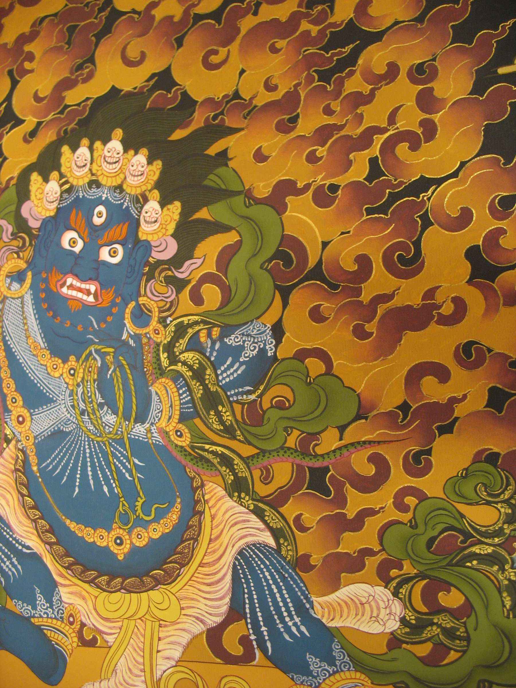 Tibetan Thangka <span Style=