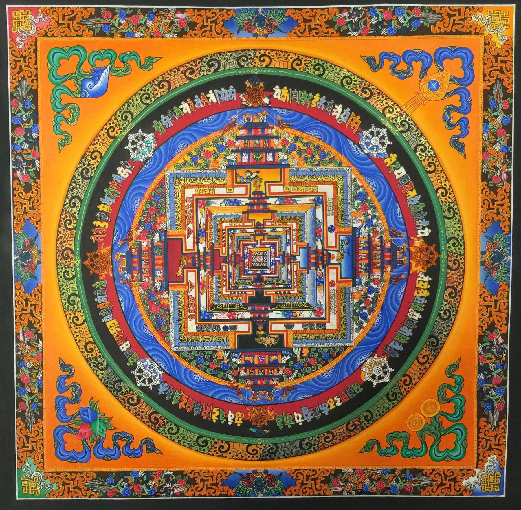 Tibetan Thangka <span Style=