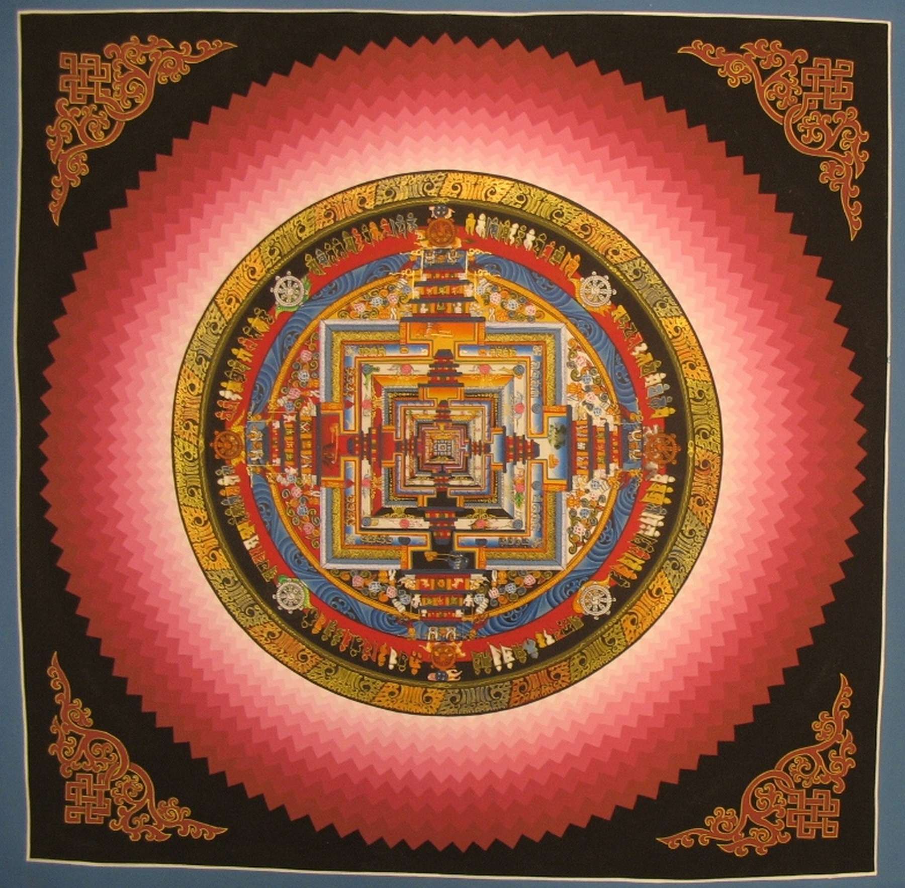 Tibetan Thangka <span Style=
