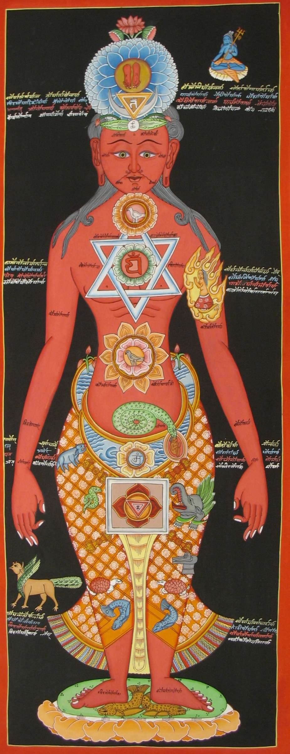 Tibetan Thangka <span Style=
