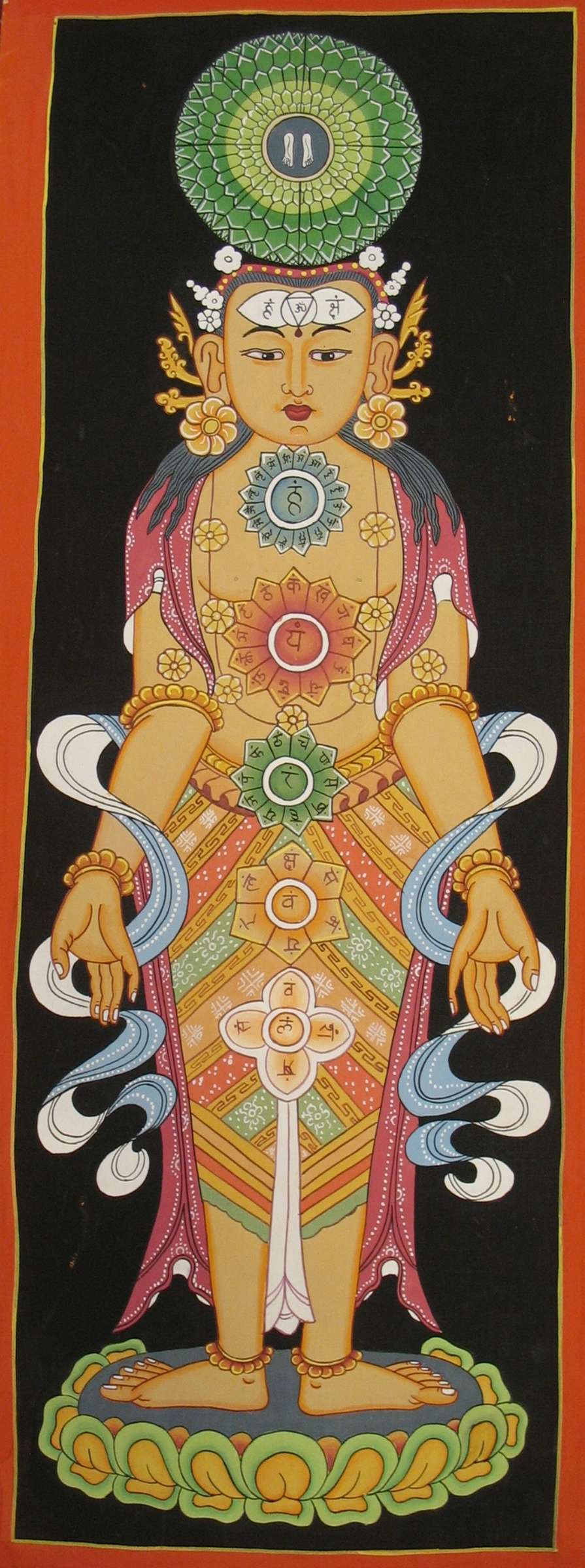 Tibetan Thangka <span Style=