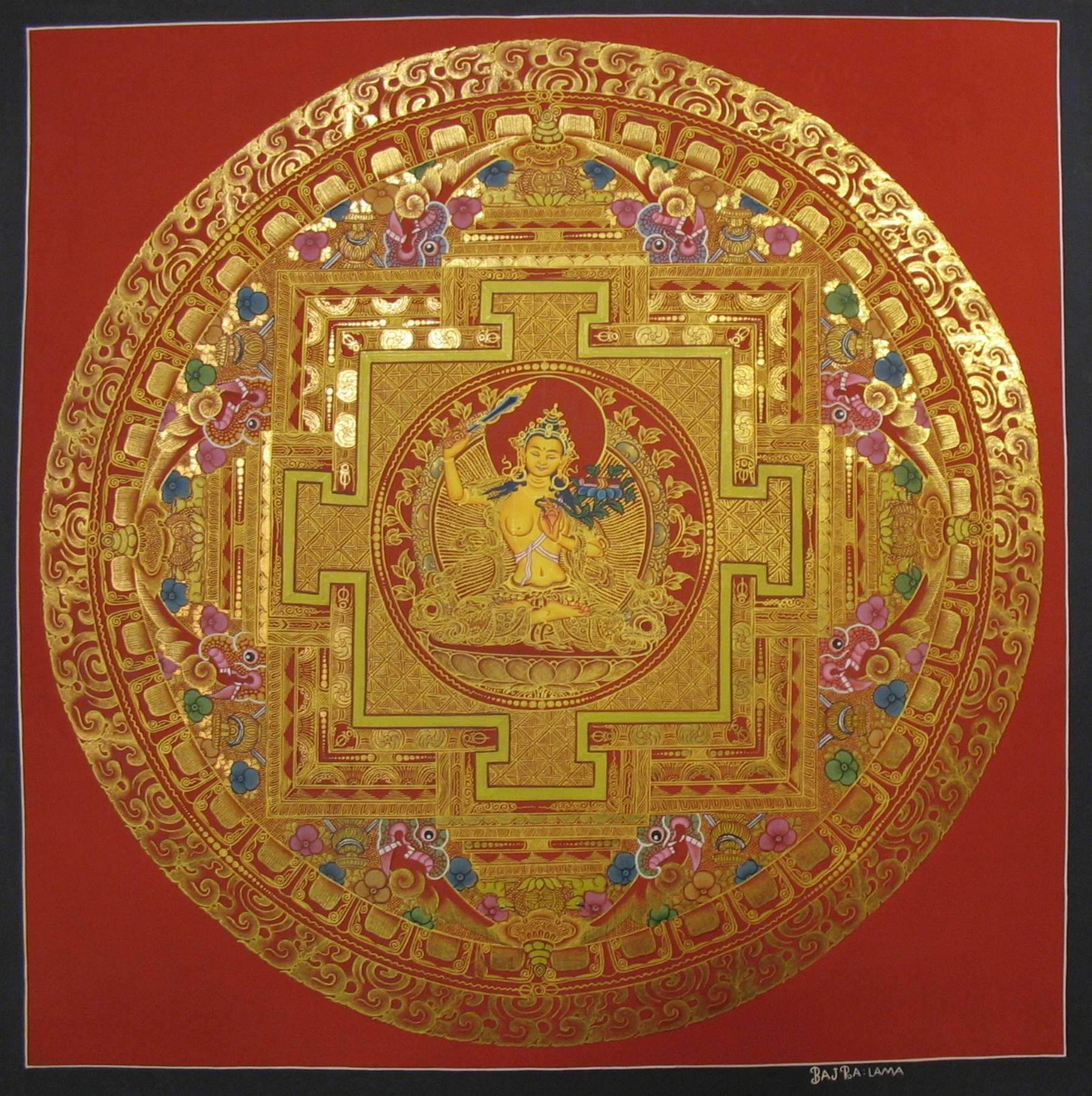 Tibetan Thangka <span Style=