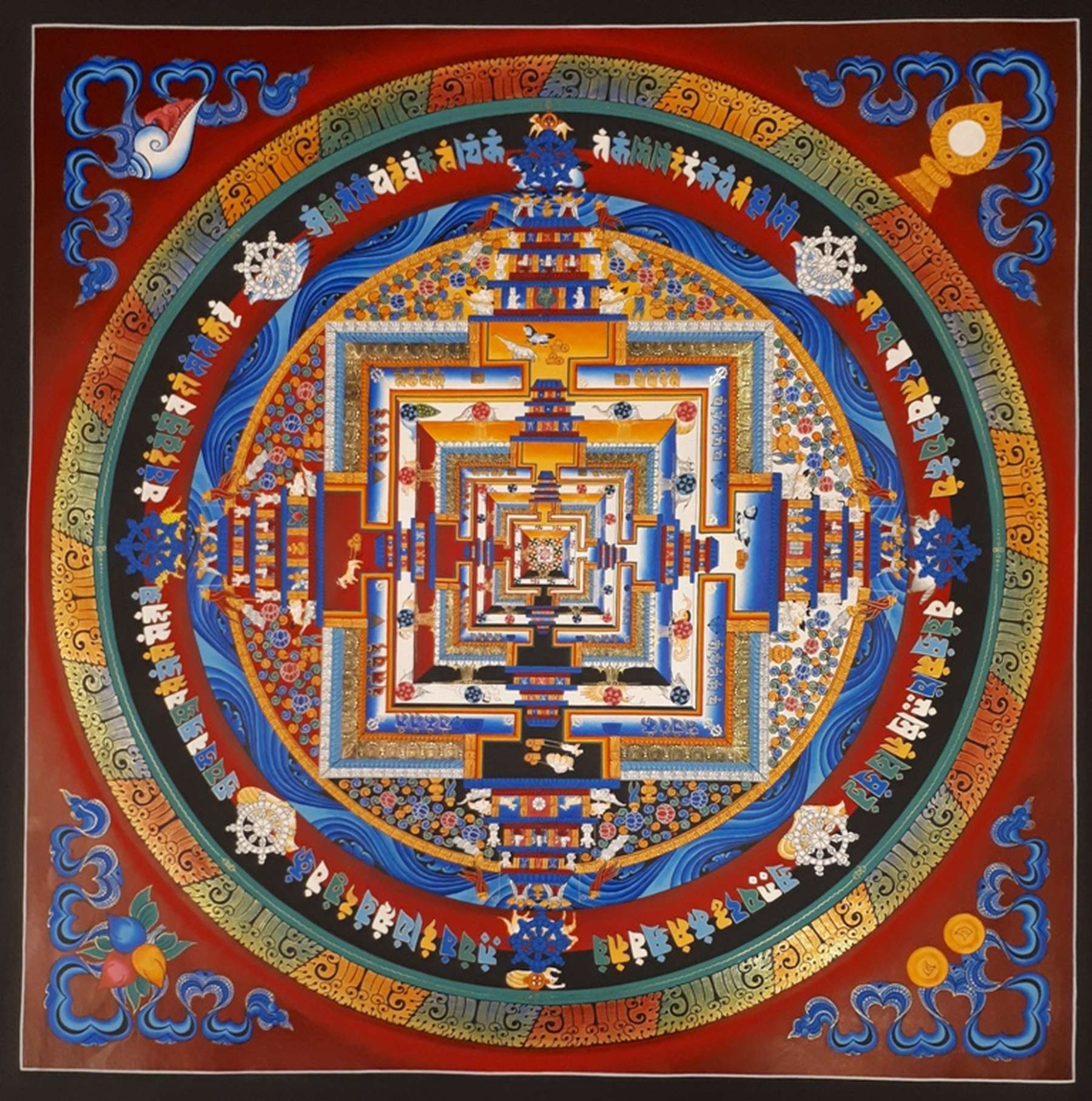 Tibetan Thangka <span Style=