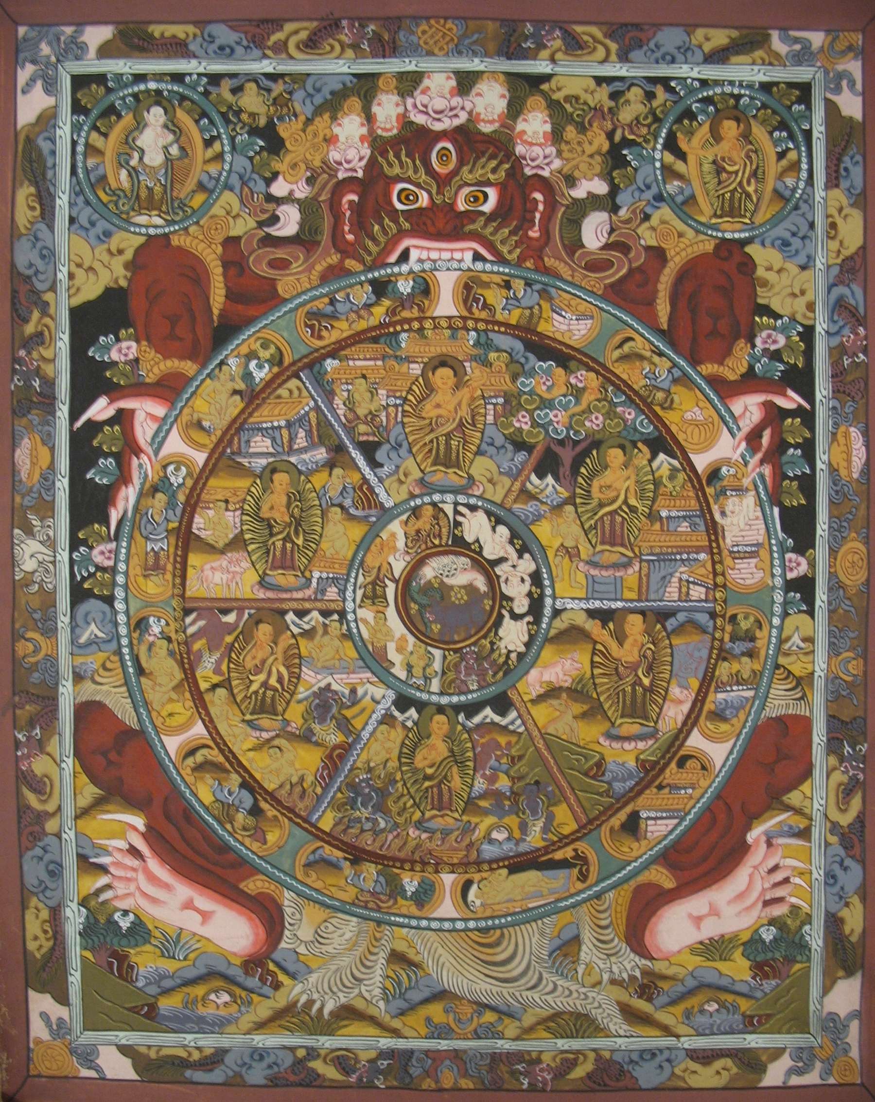 Tibetan Thangka <span Style=