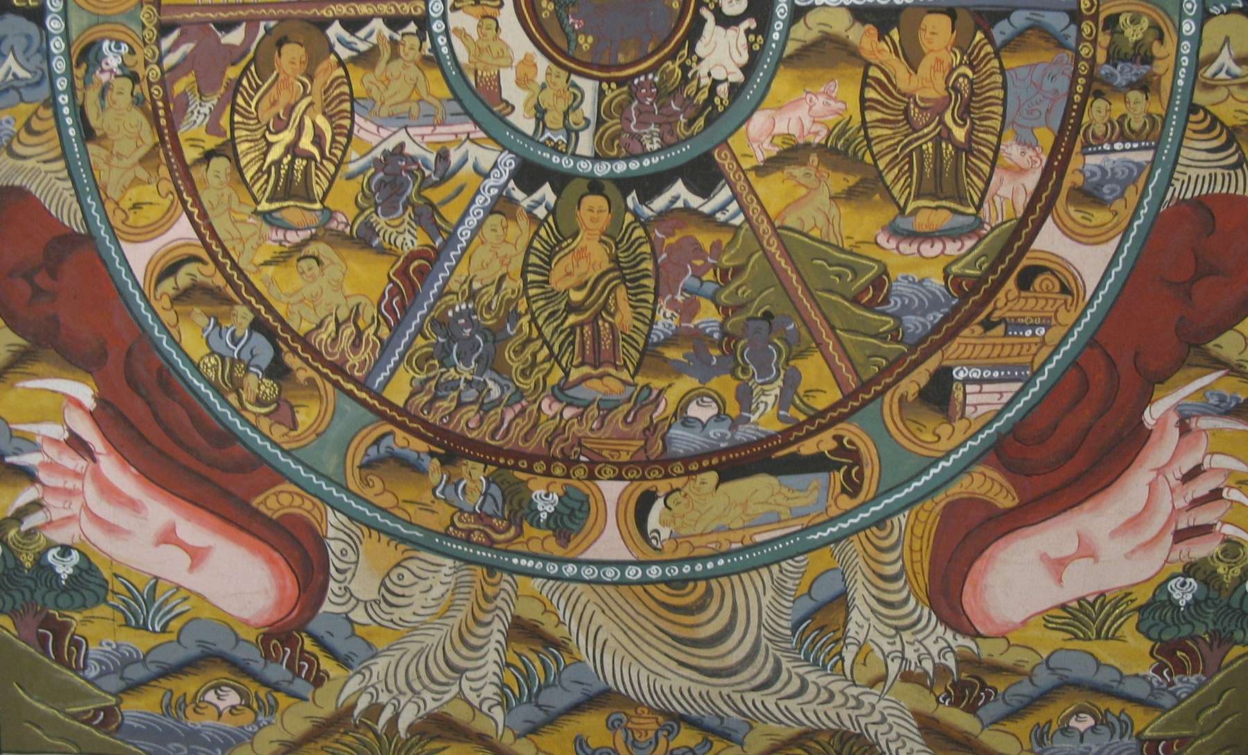 Tibetan Thangka <span Style=