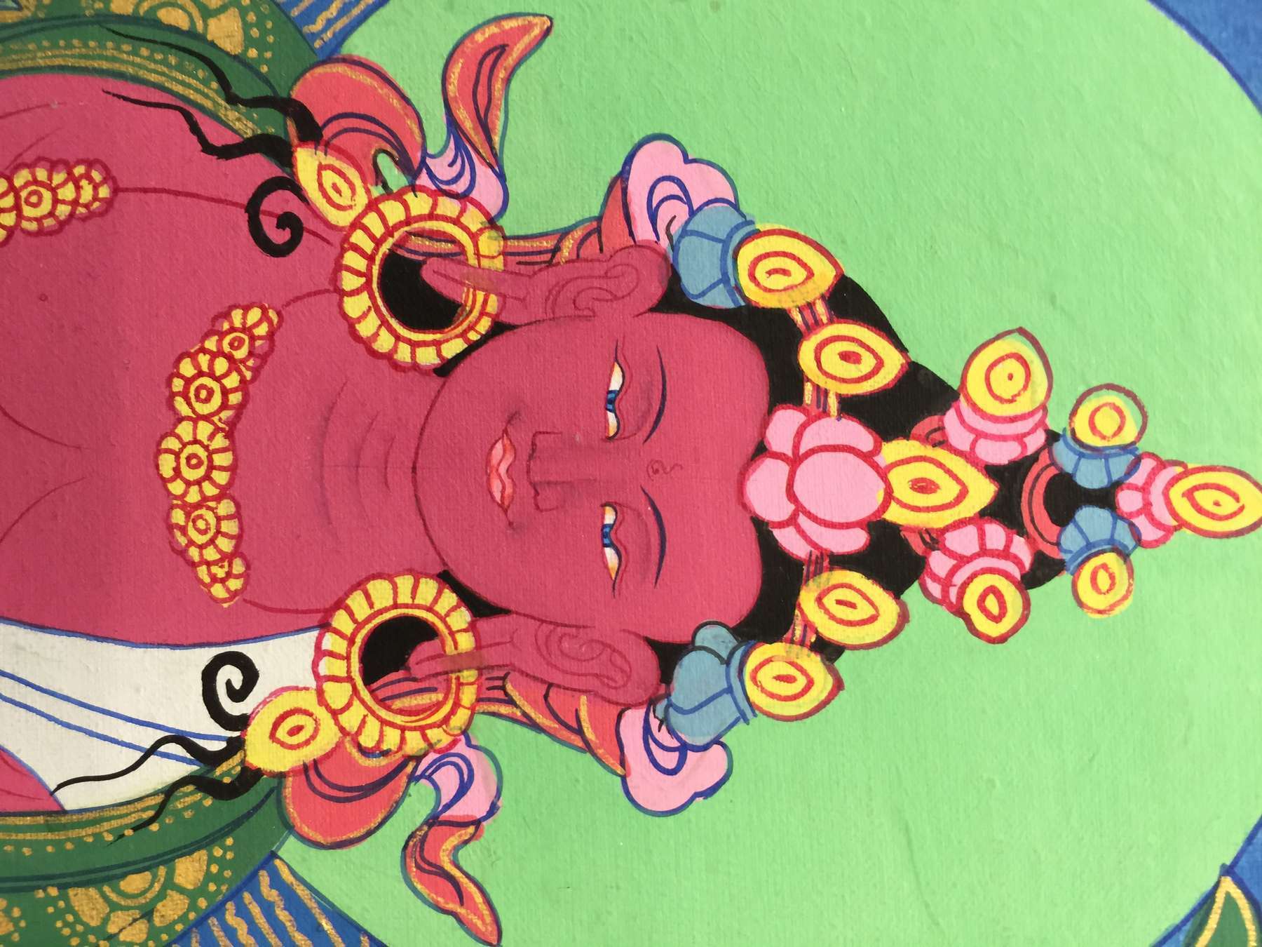 Tibetan Thangka Of Amitayus