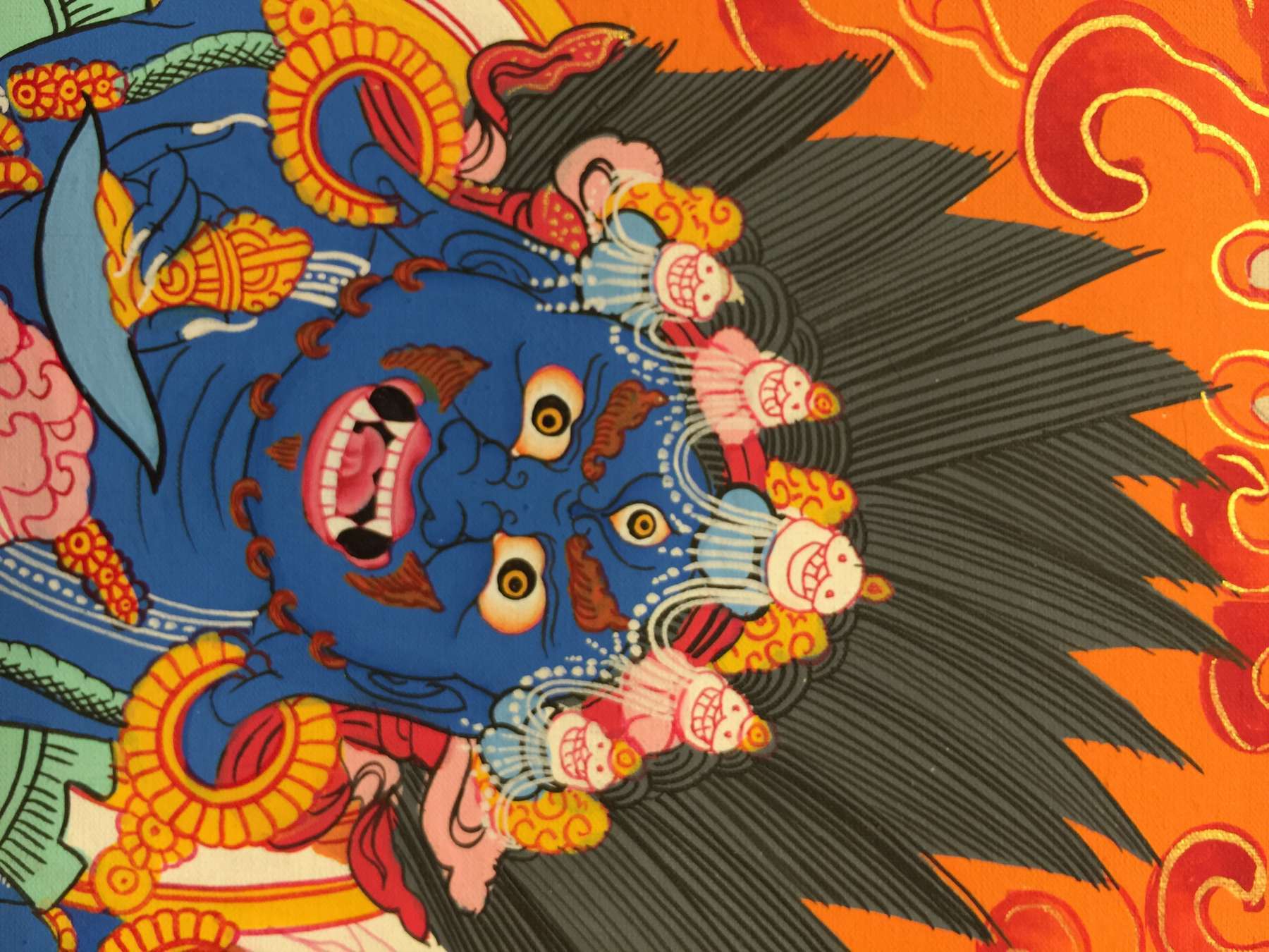 Tibetan Thangka <span Style=