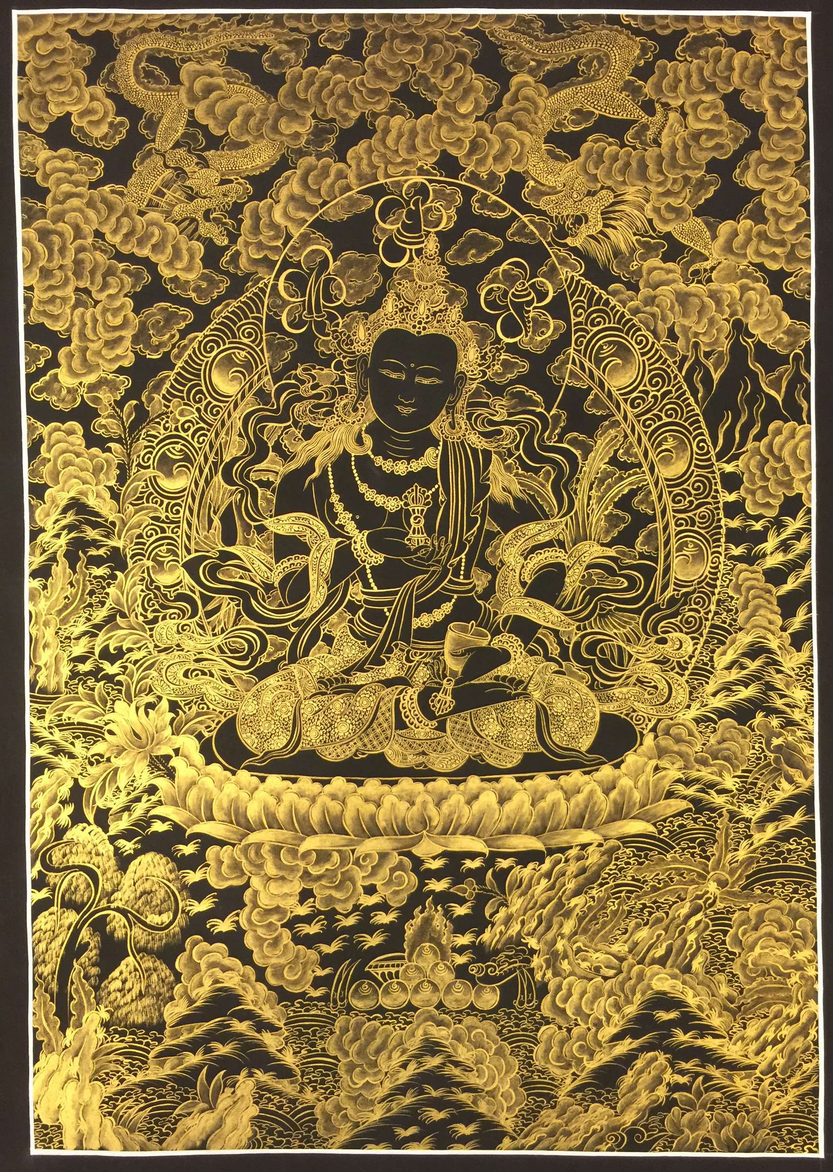 Tibetan Thangka <span Style=