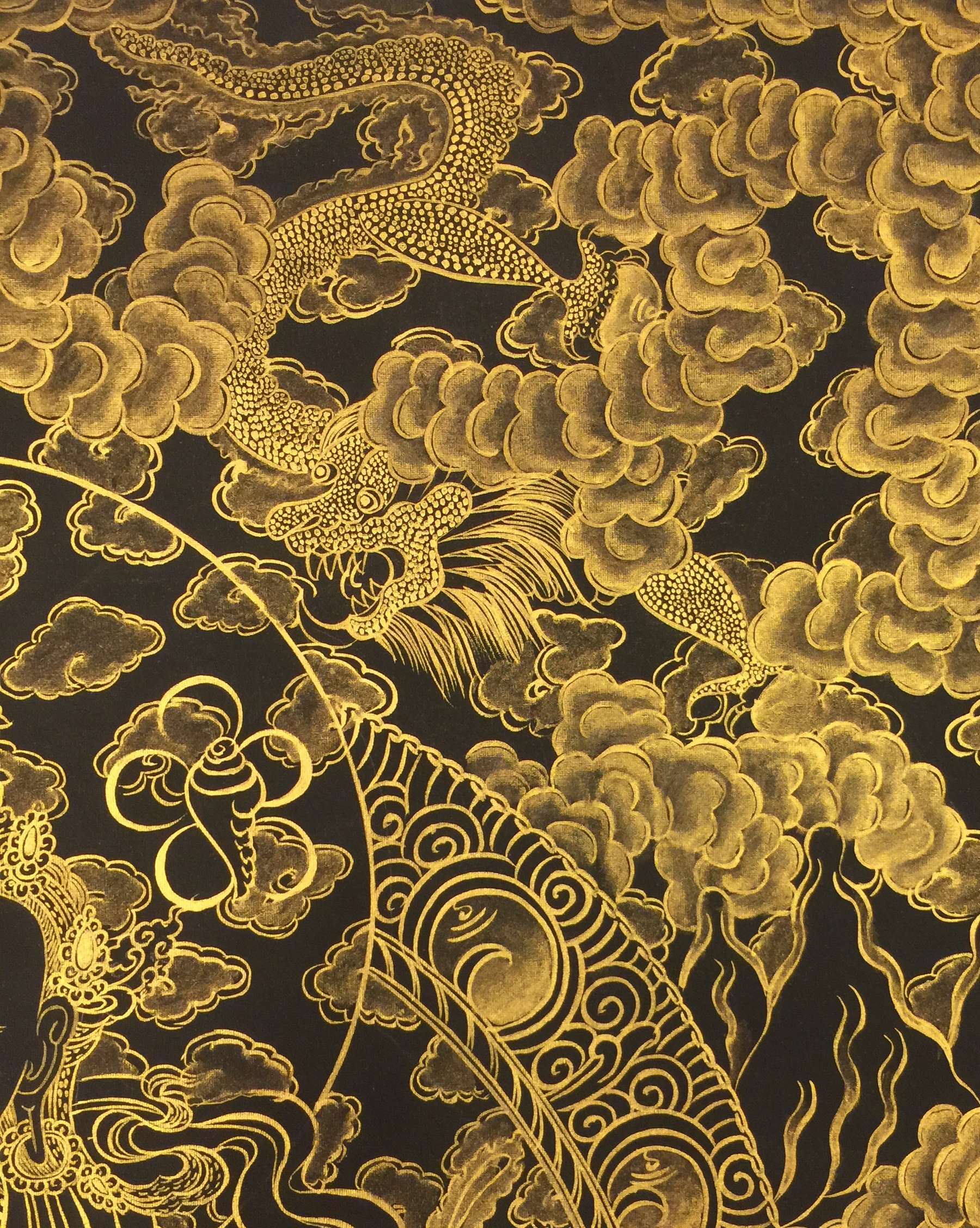 Tibetan Thangka <span Style=