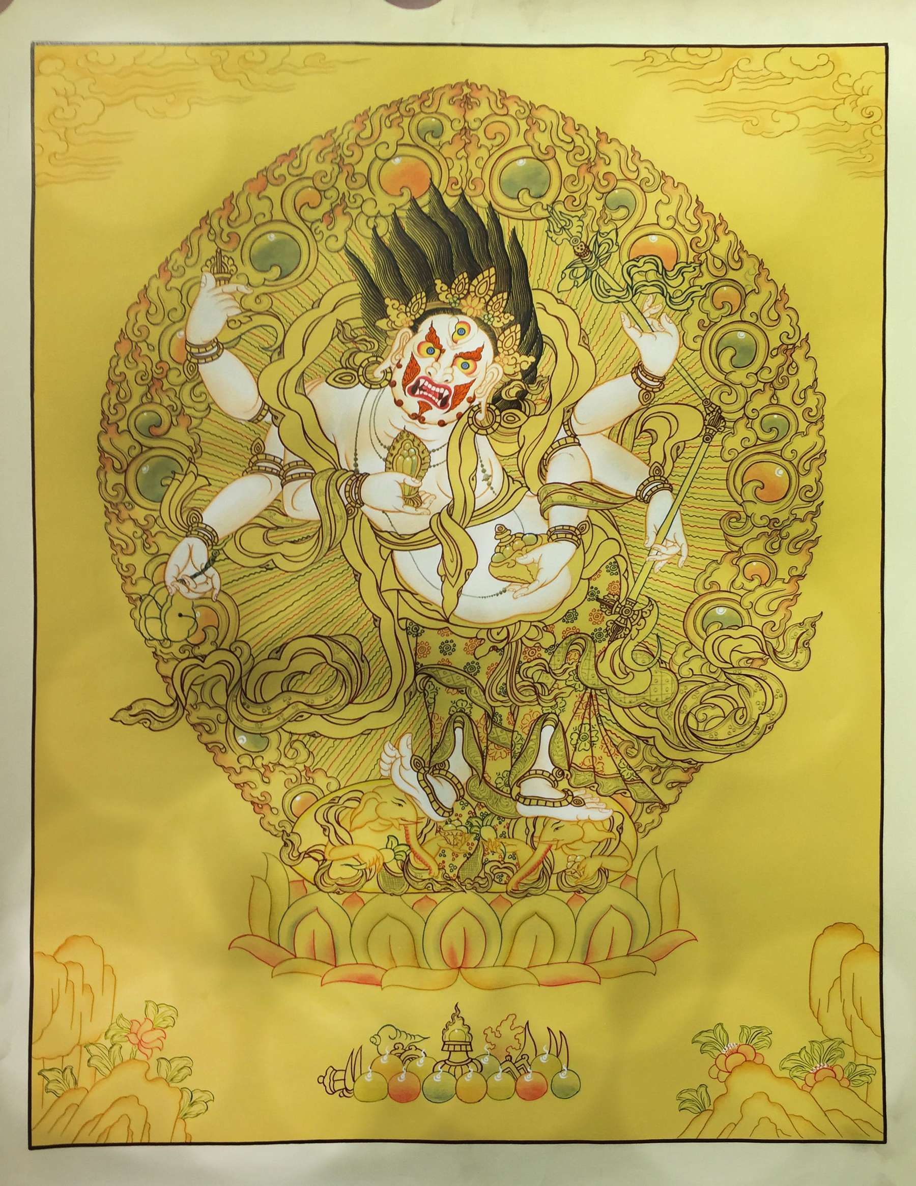 Tibetan Thangka <span Style=