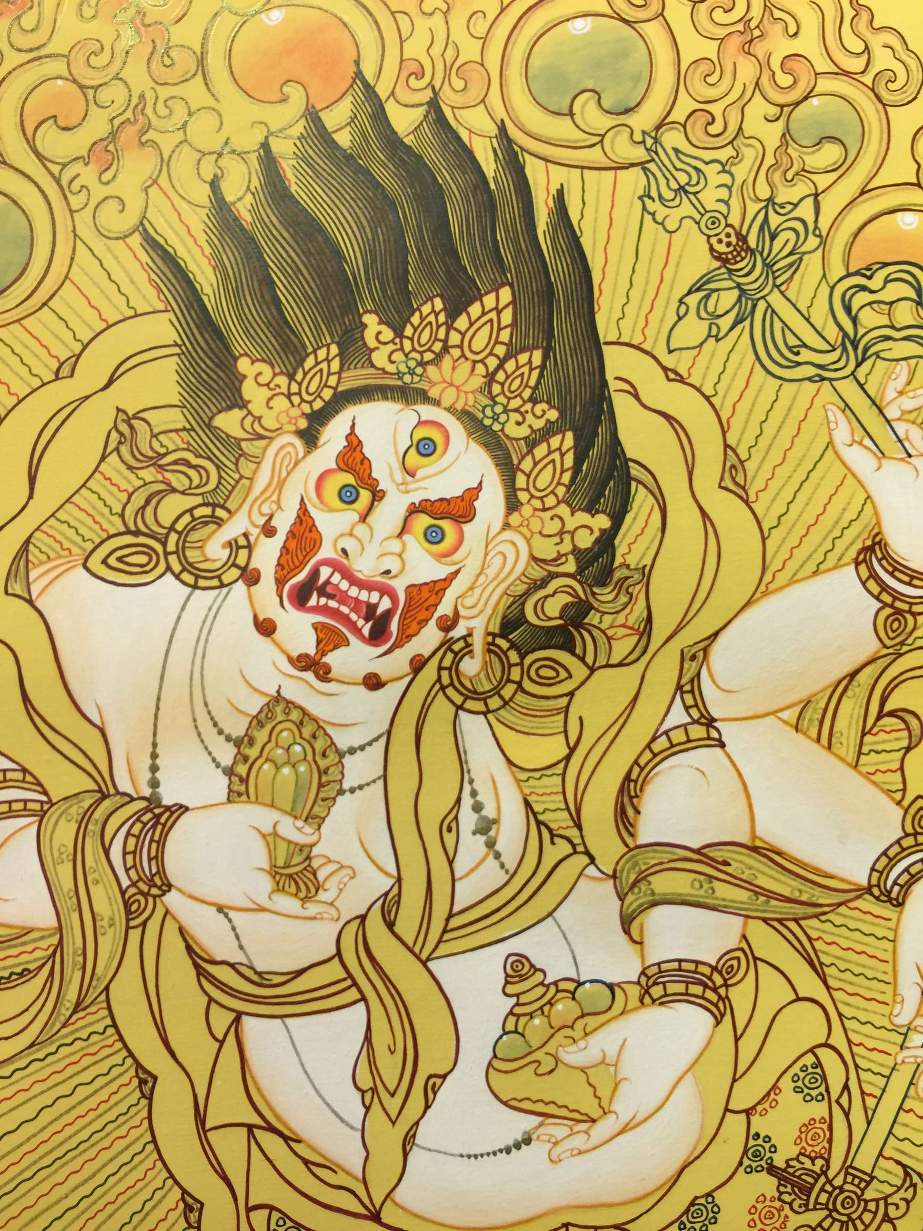 Tibetan Thangka <span Style=