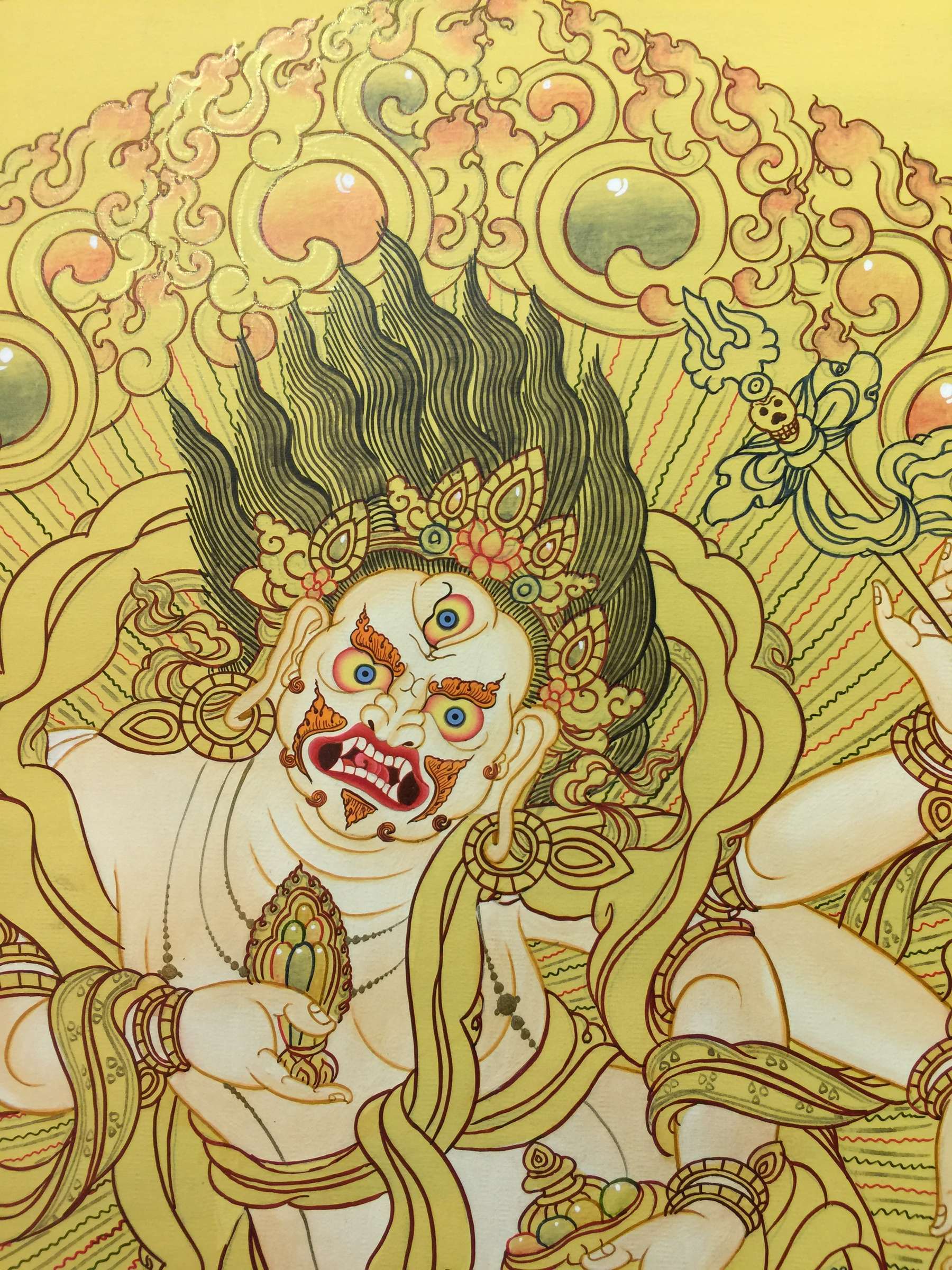 Tibetan Thangka <span Style=