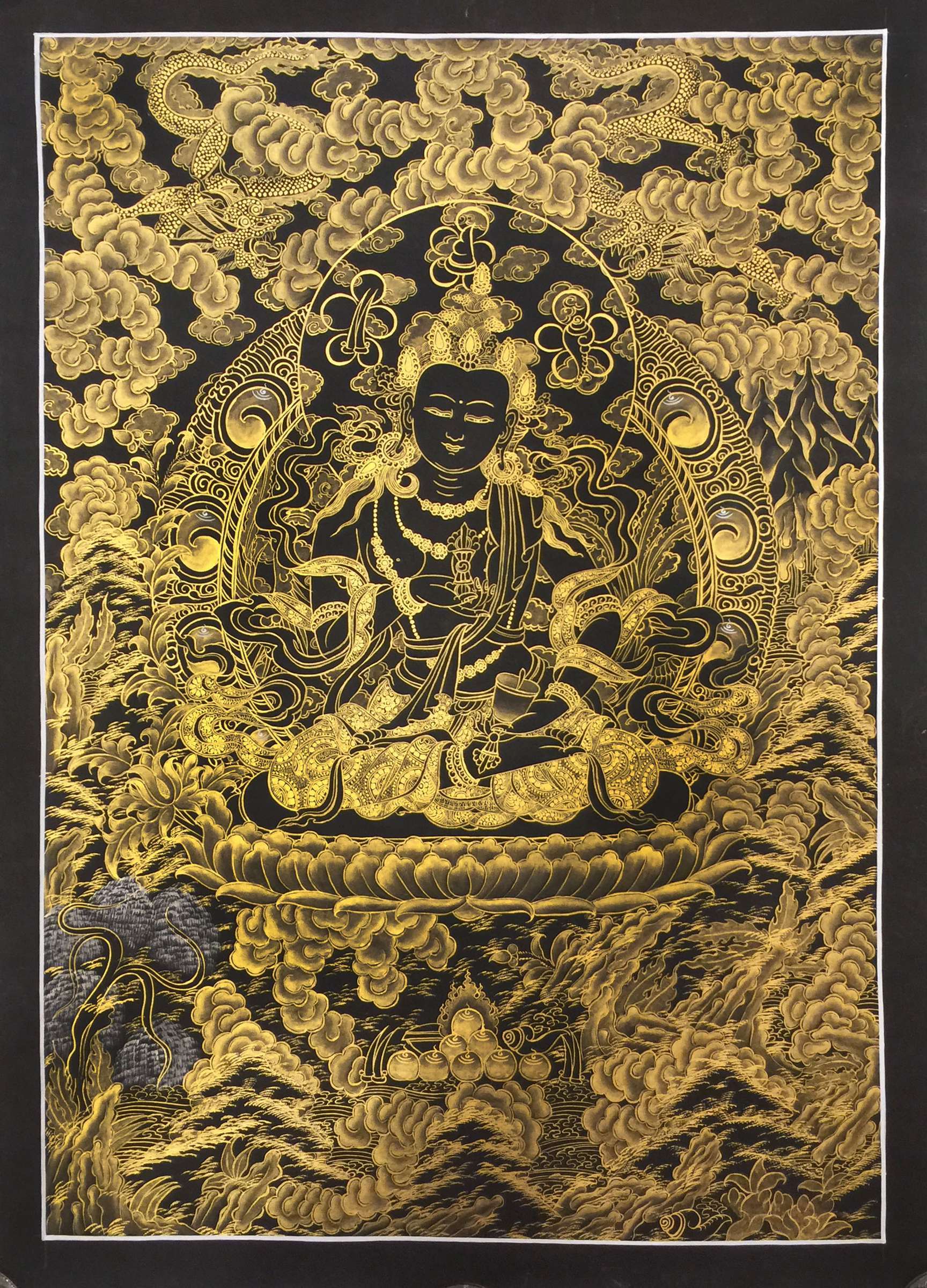 Tibetan Thangka <span Style=