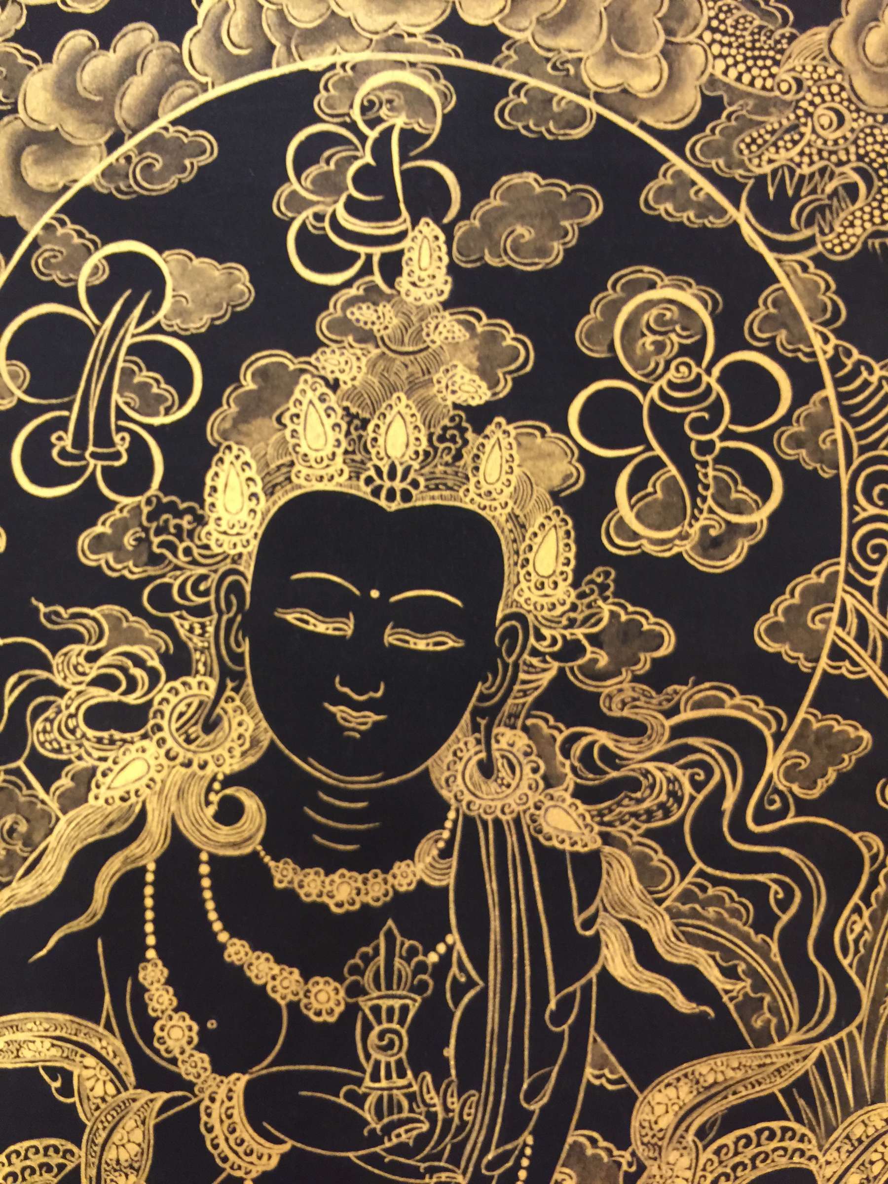 Tibetan Thangka <span Style=