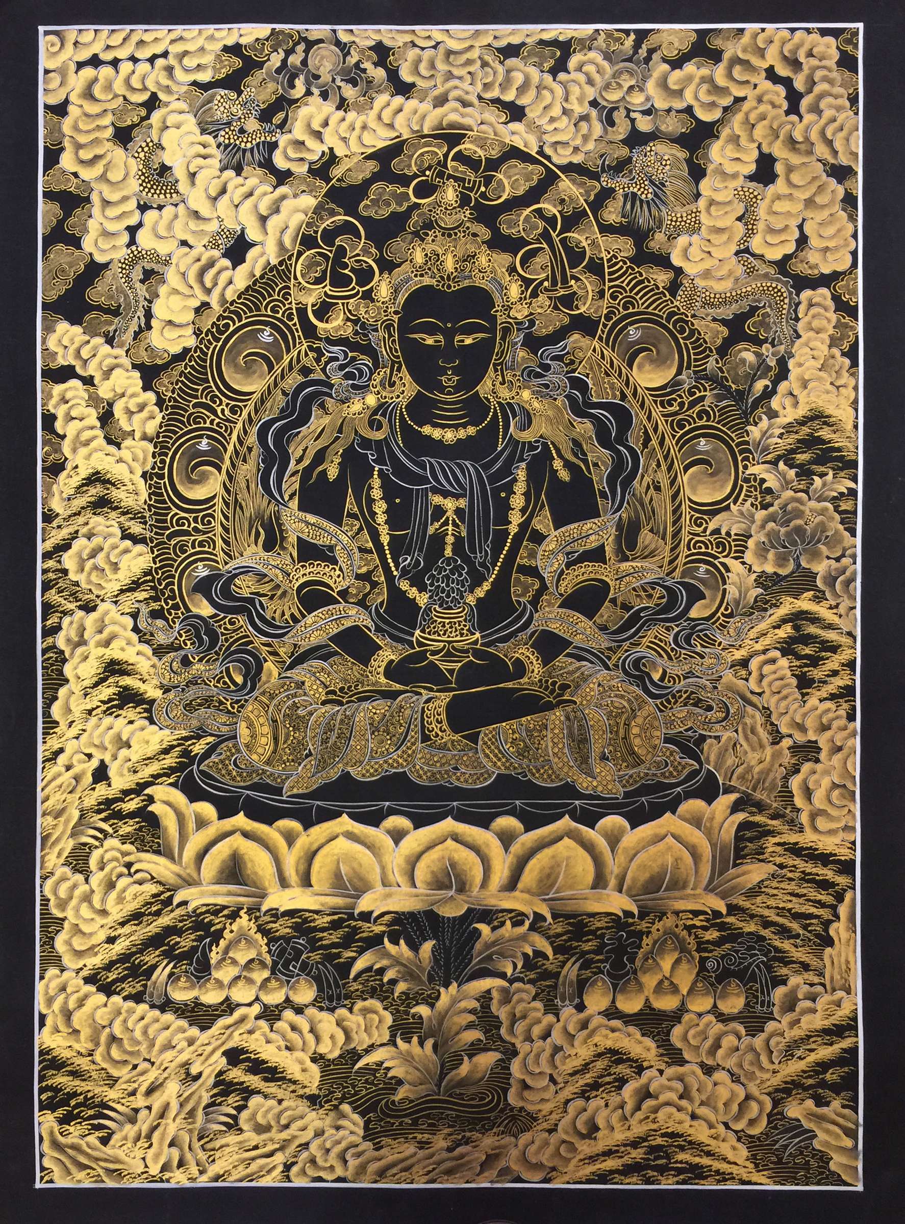 Tibetan Thangka <span Style=