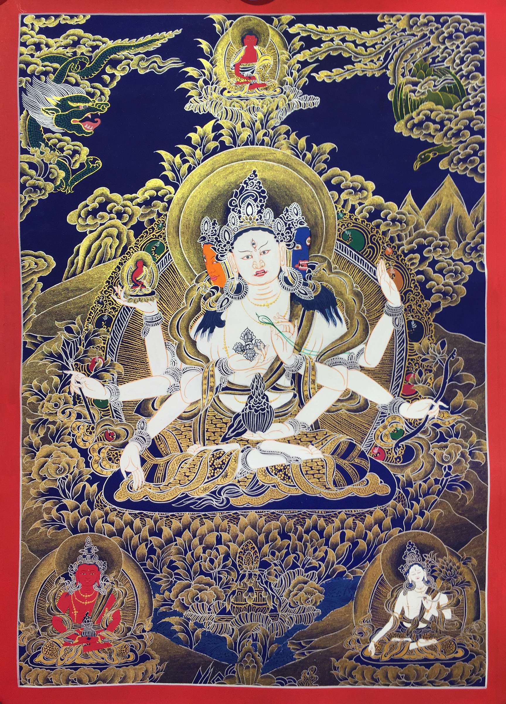 Tibetan Thangka <span Style=