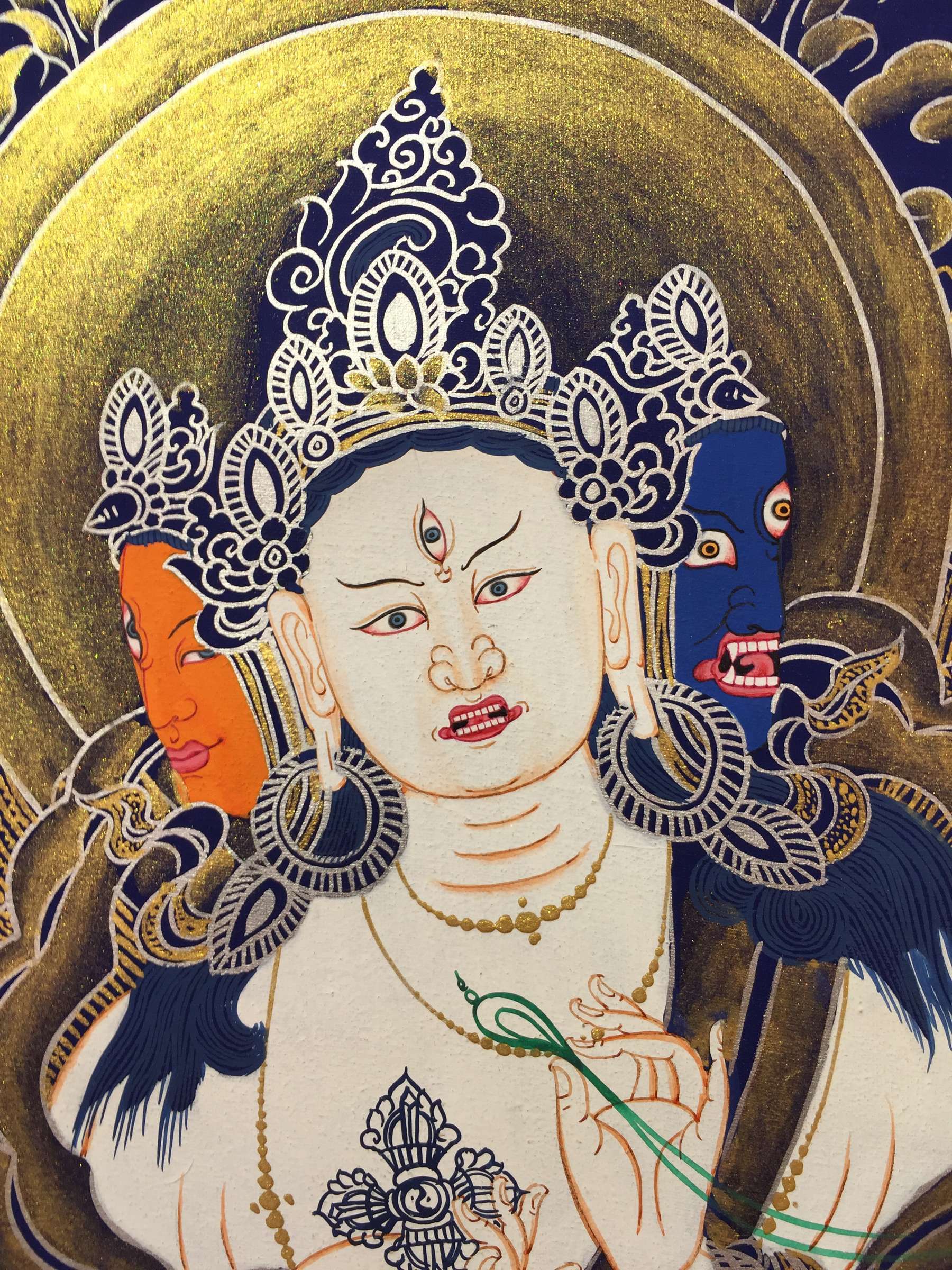 Tibetan Thangka <span Style=