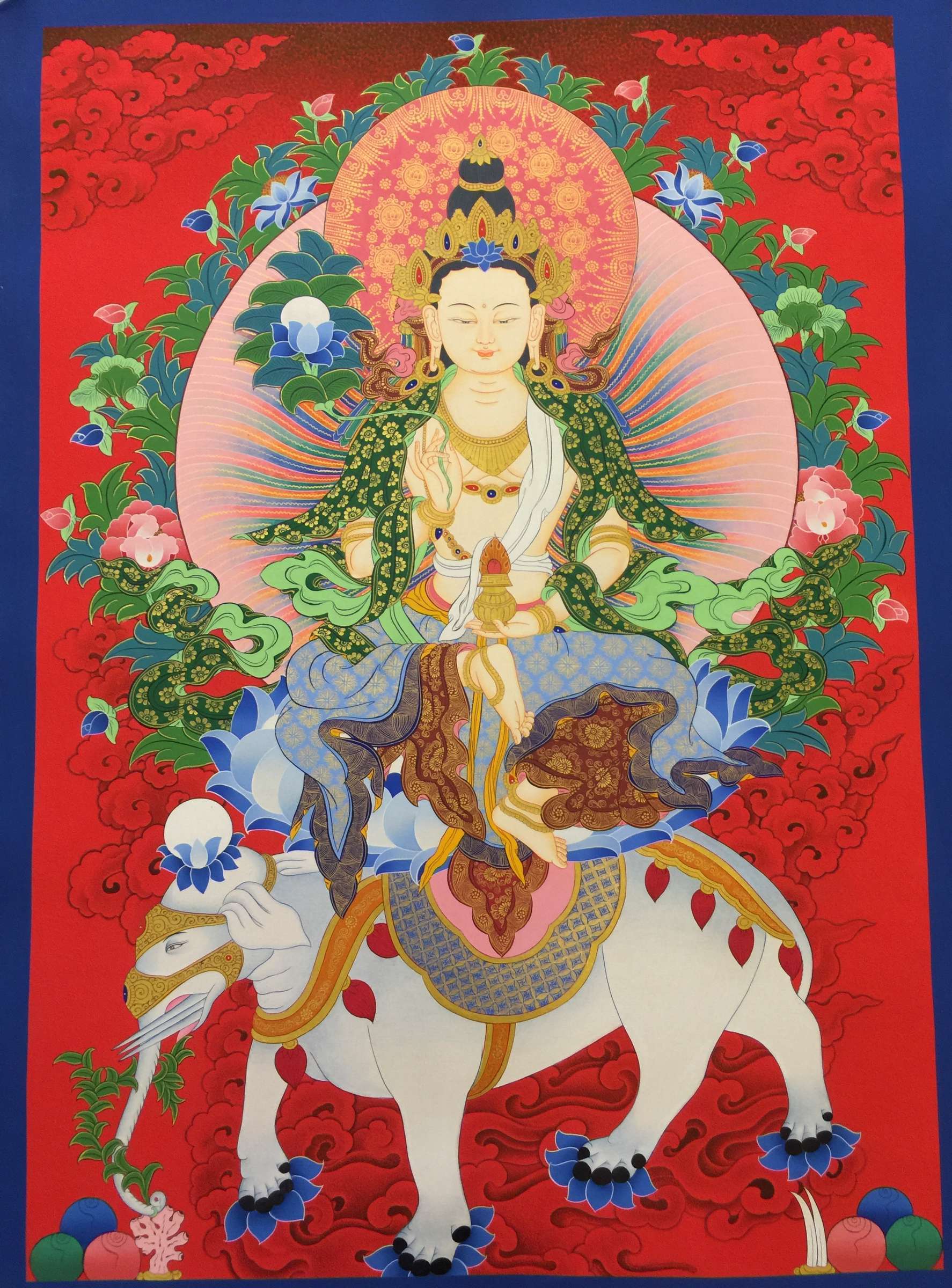 Tibetan Thangka <span Style=