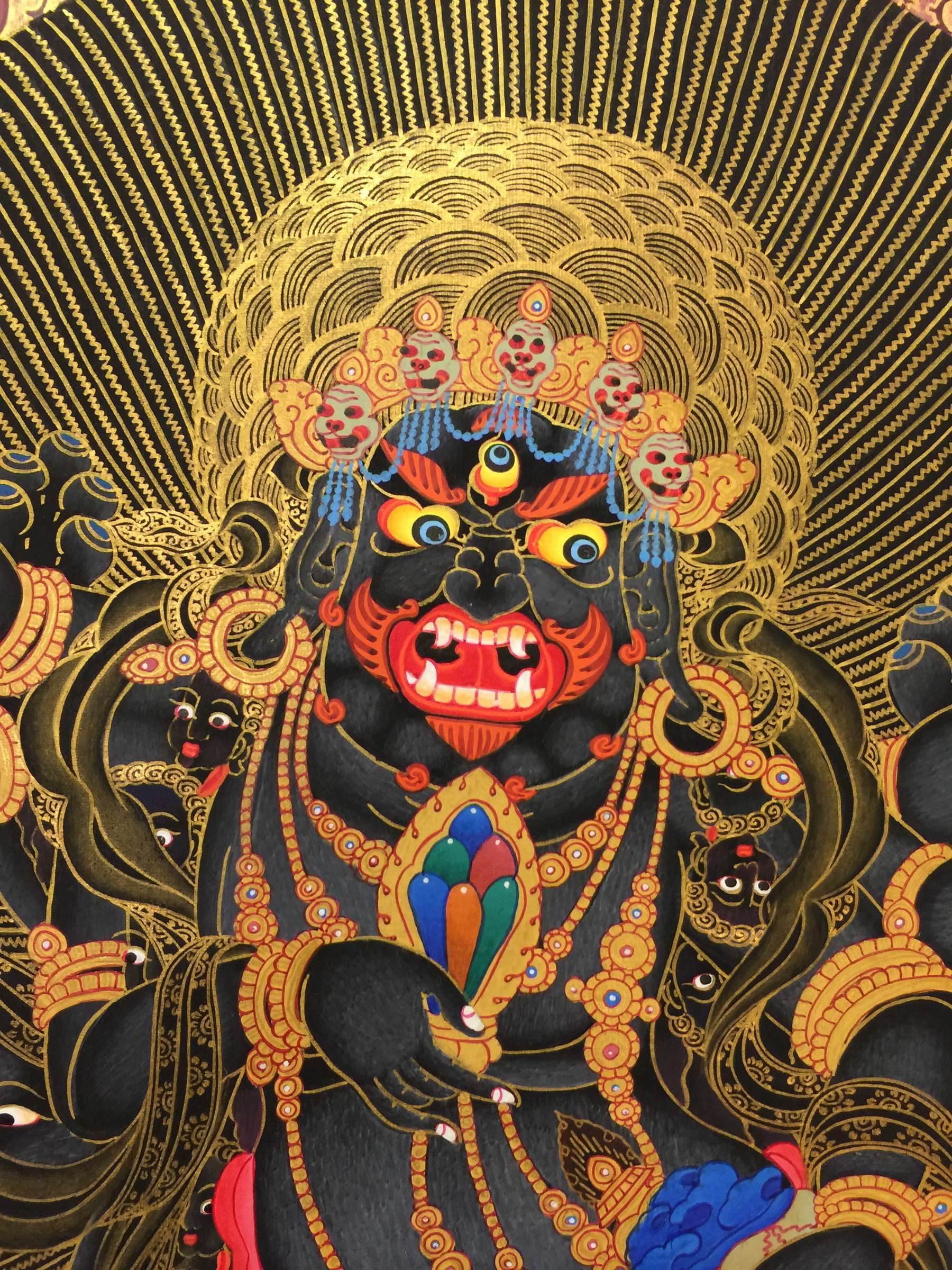 Tibetan Thangka <span Style=