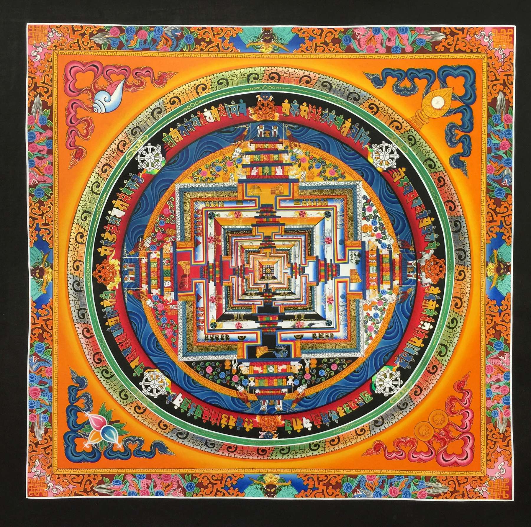 Tibetan Thangka <span Style=