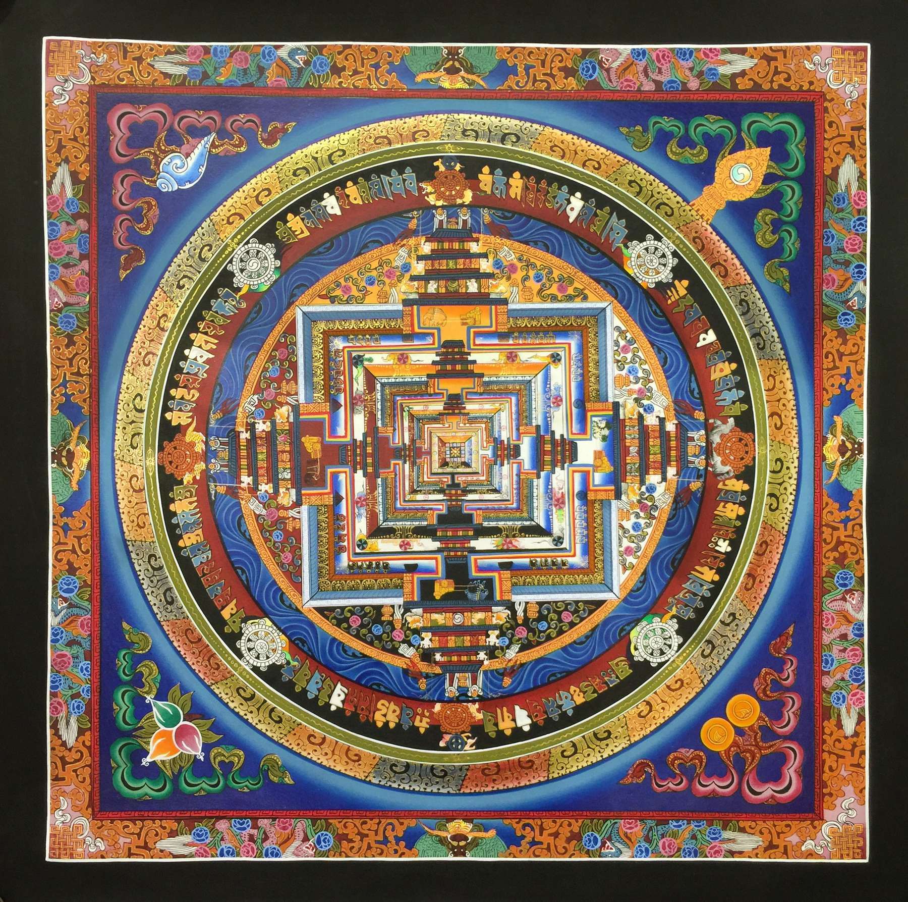Tibetan Thangka <span Style=