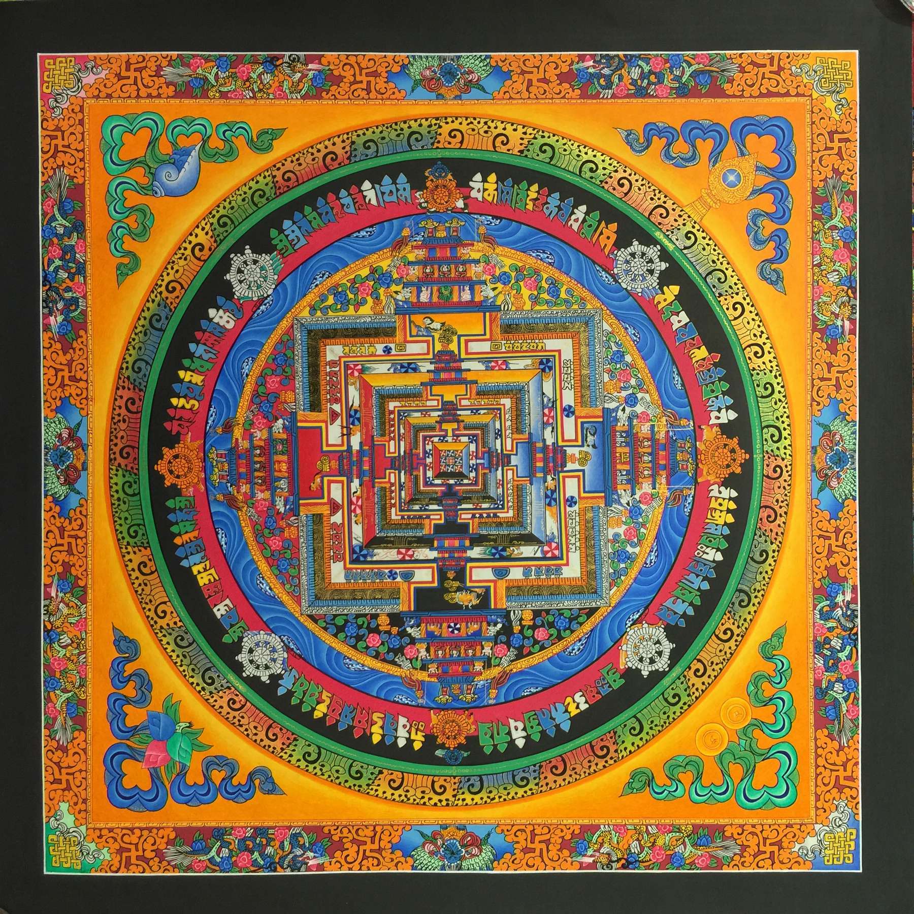 Tibetan Thangka <span Style=