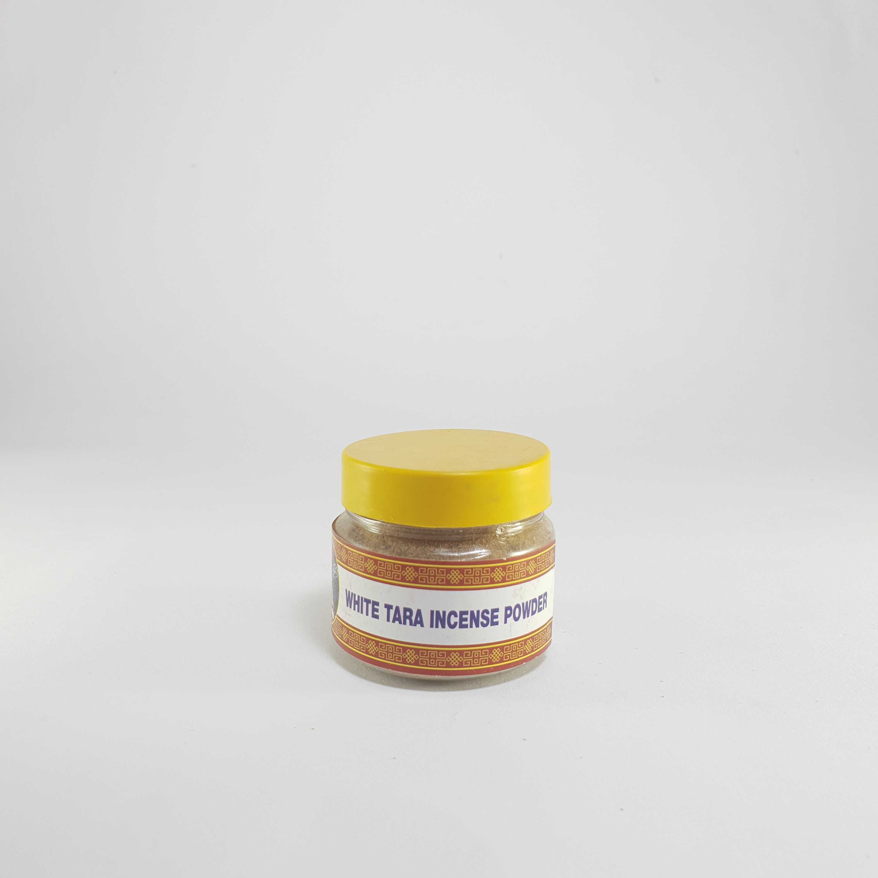 White Tara Incense Powder, in Pet Jar