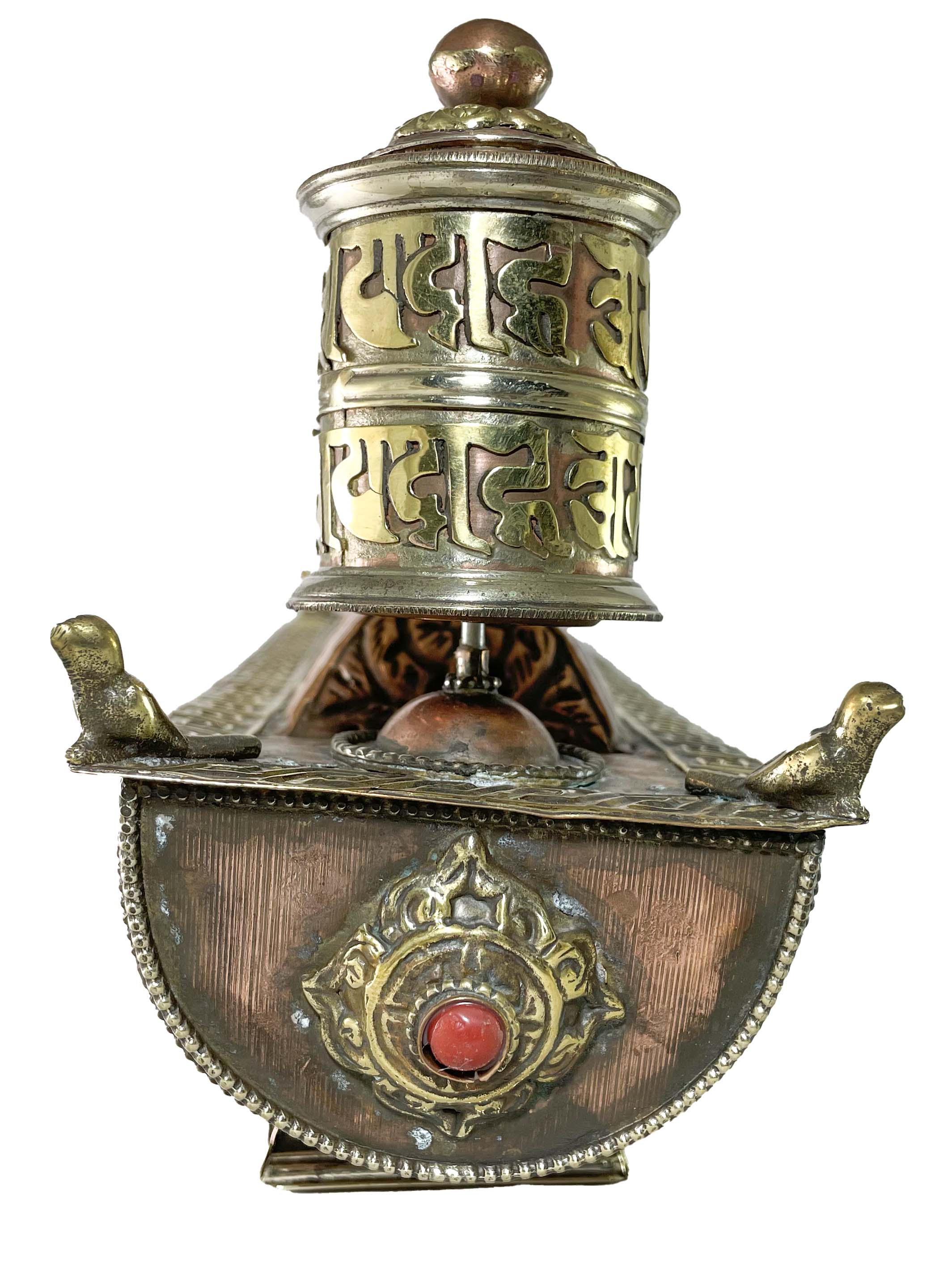 Hand Beaten Metal Incense Burner, <span Style=