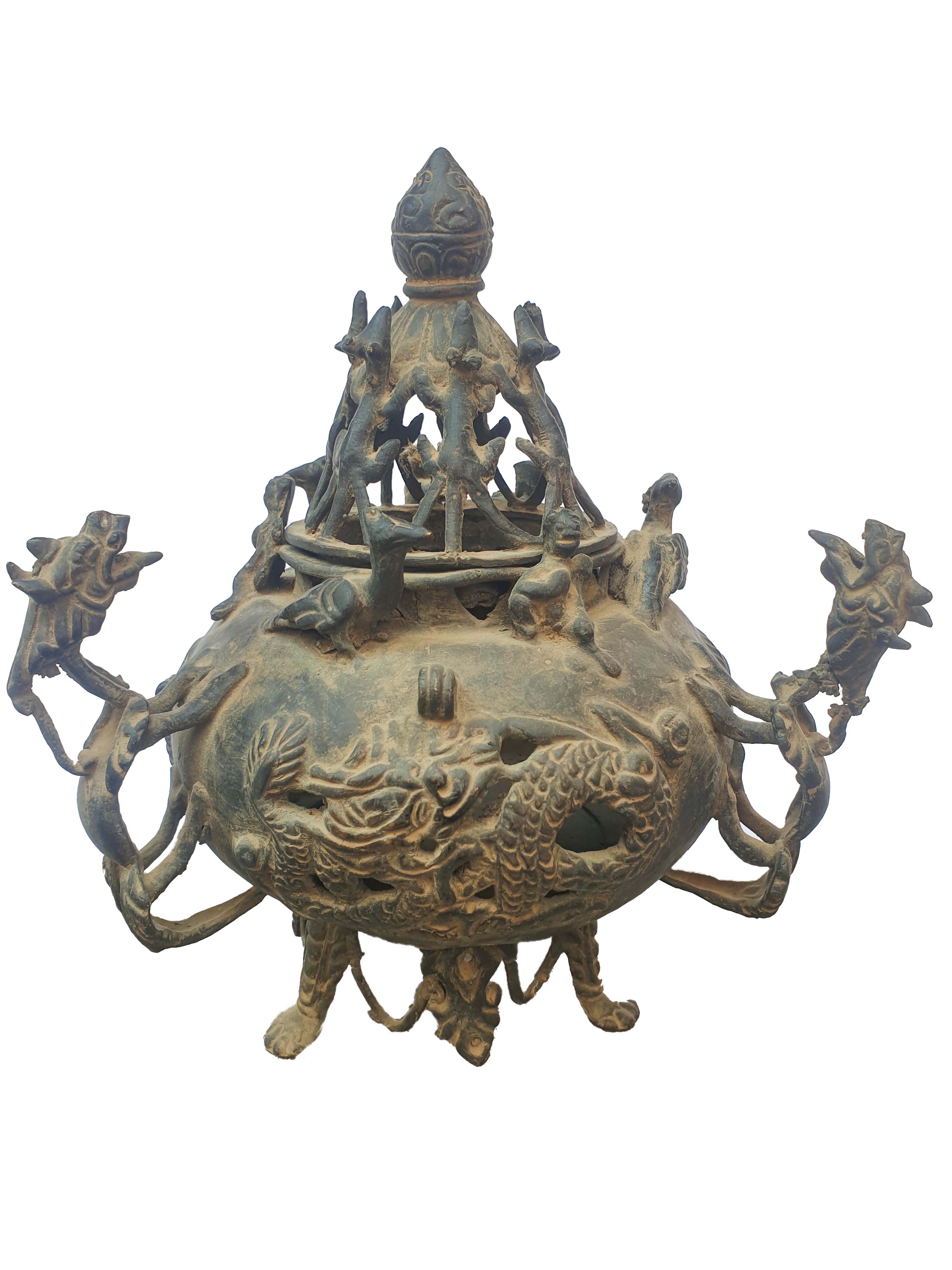 Incense Burner Makkal, antique, makal, Maka, Incense Burner
