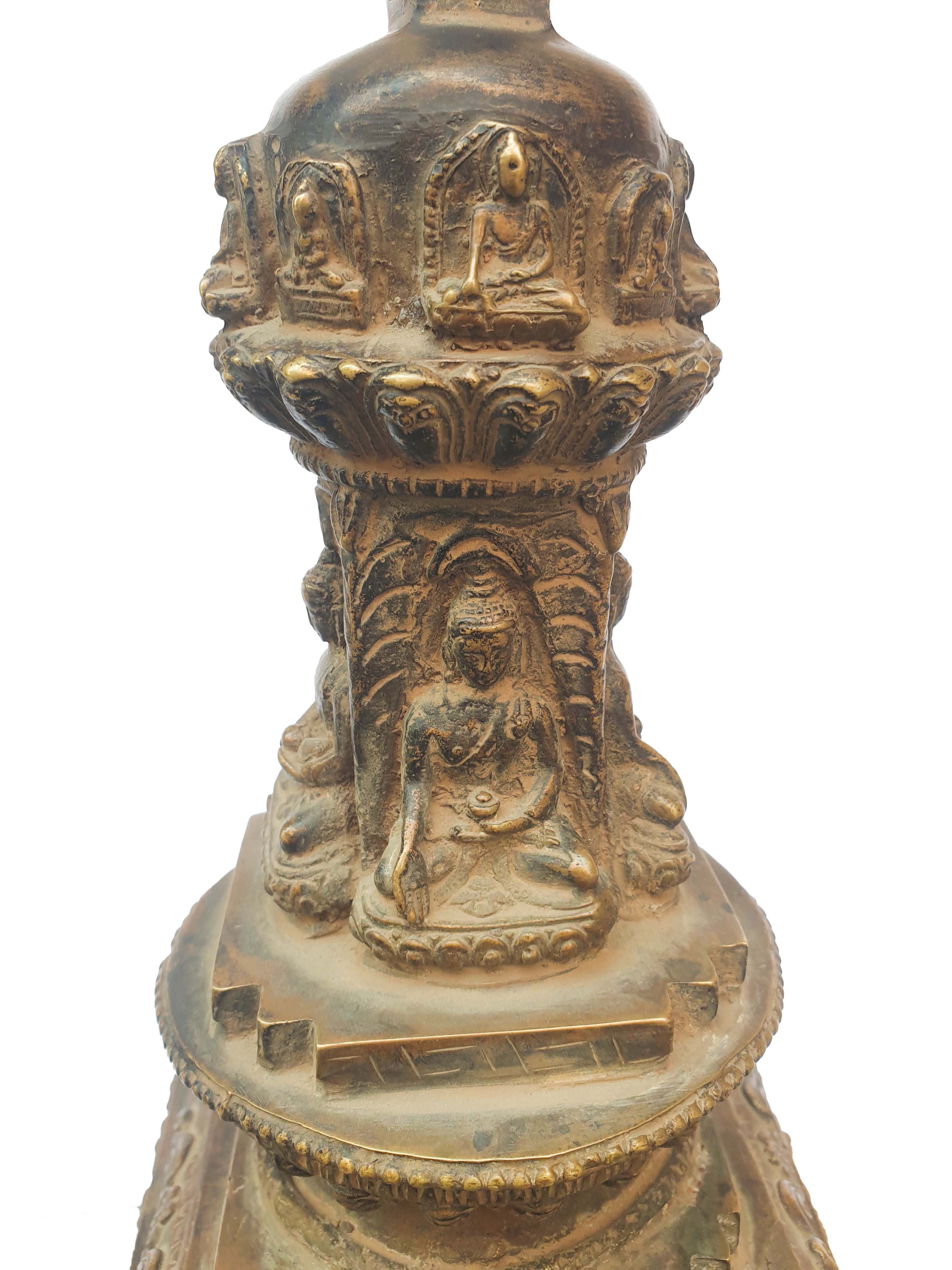 Buddhist Statue Of Stupa, antique