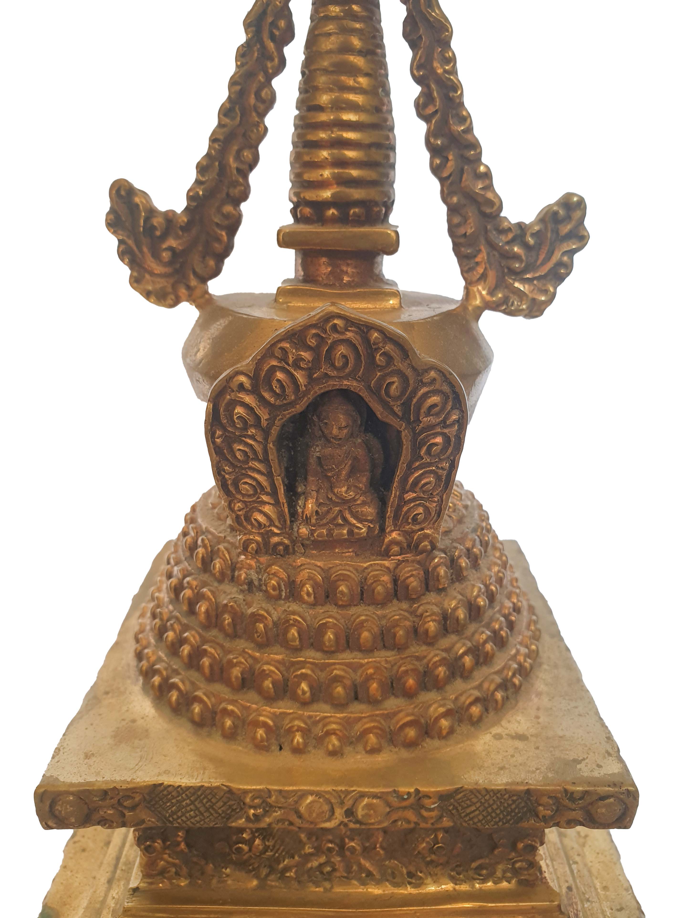 Buddhist Statue Of Stupa, custom Finishing 8 Of 8