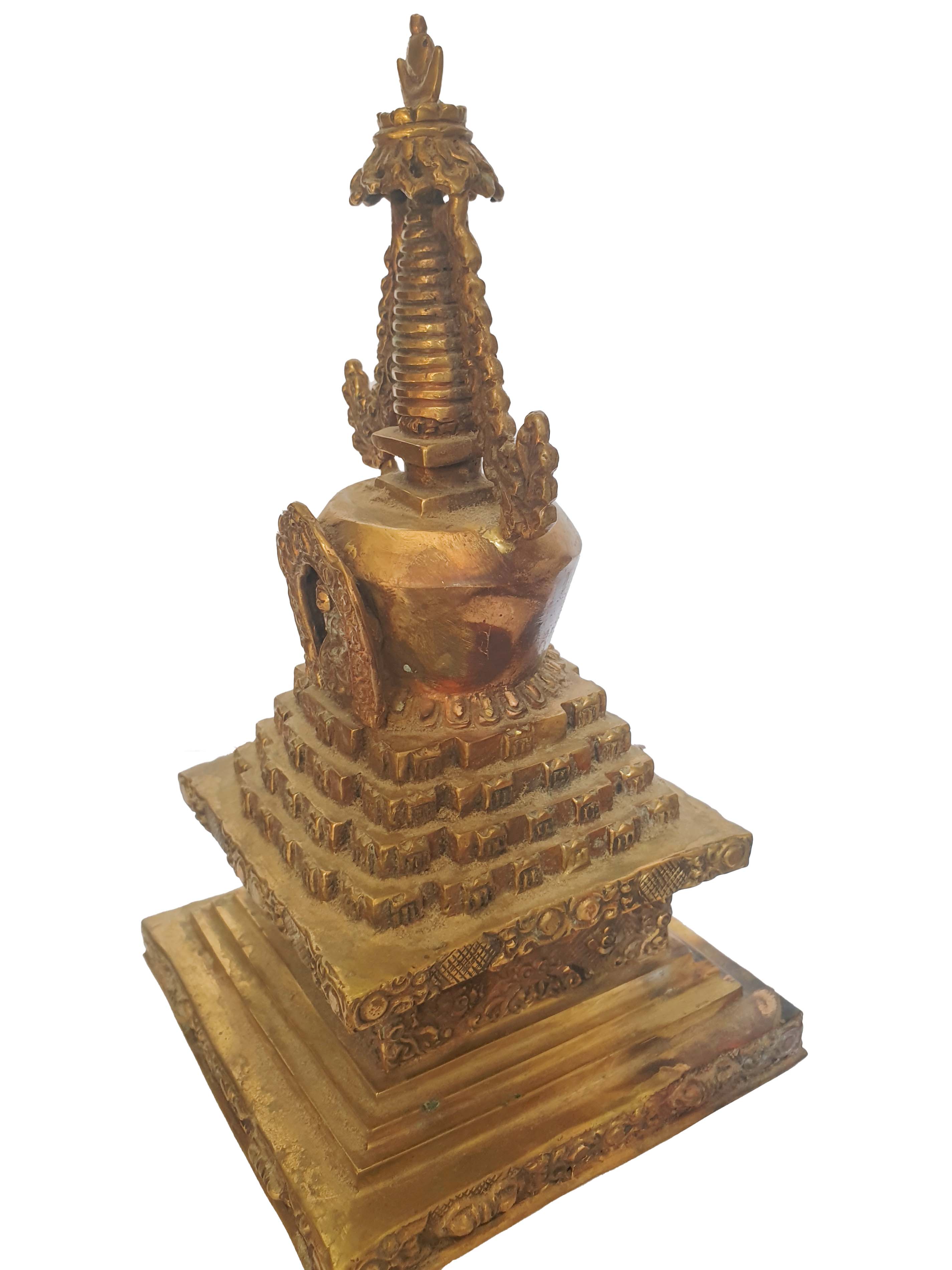 Buddhist Statue Of Stupa, custom Finishing 2 Of 8