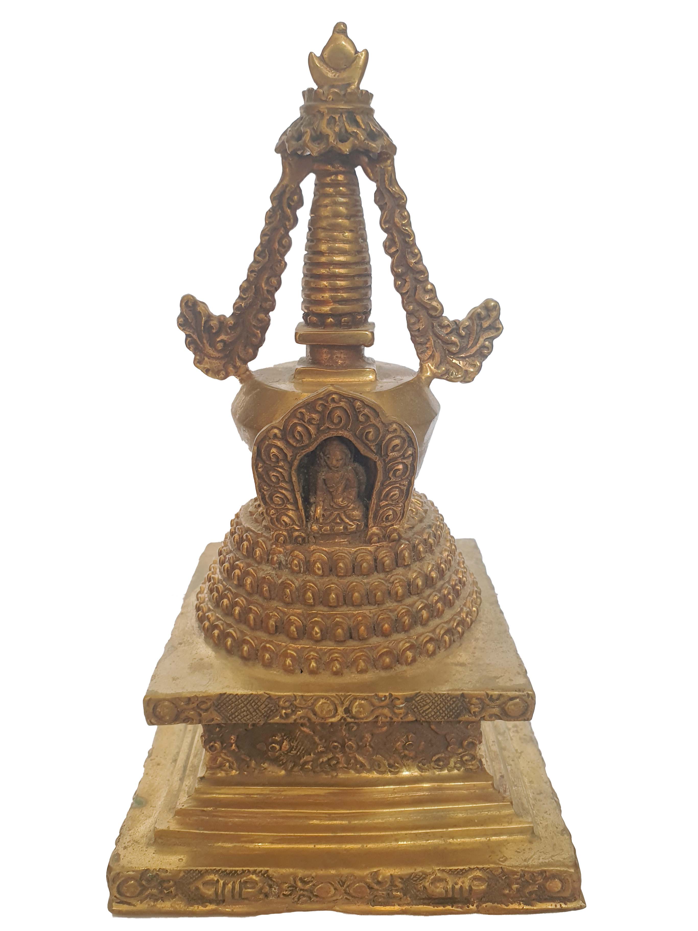 Buddhist Statue Of Stupa, custom Finishing