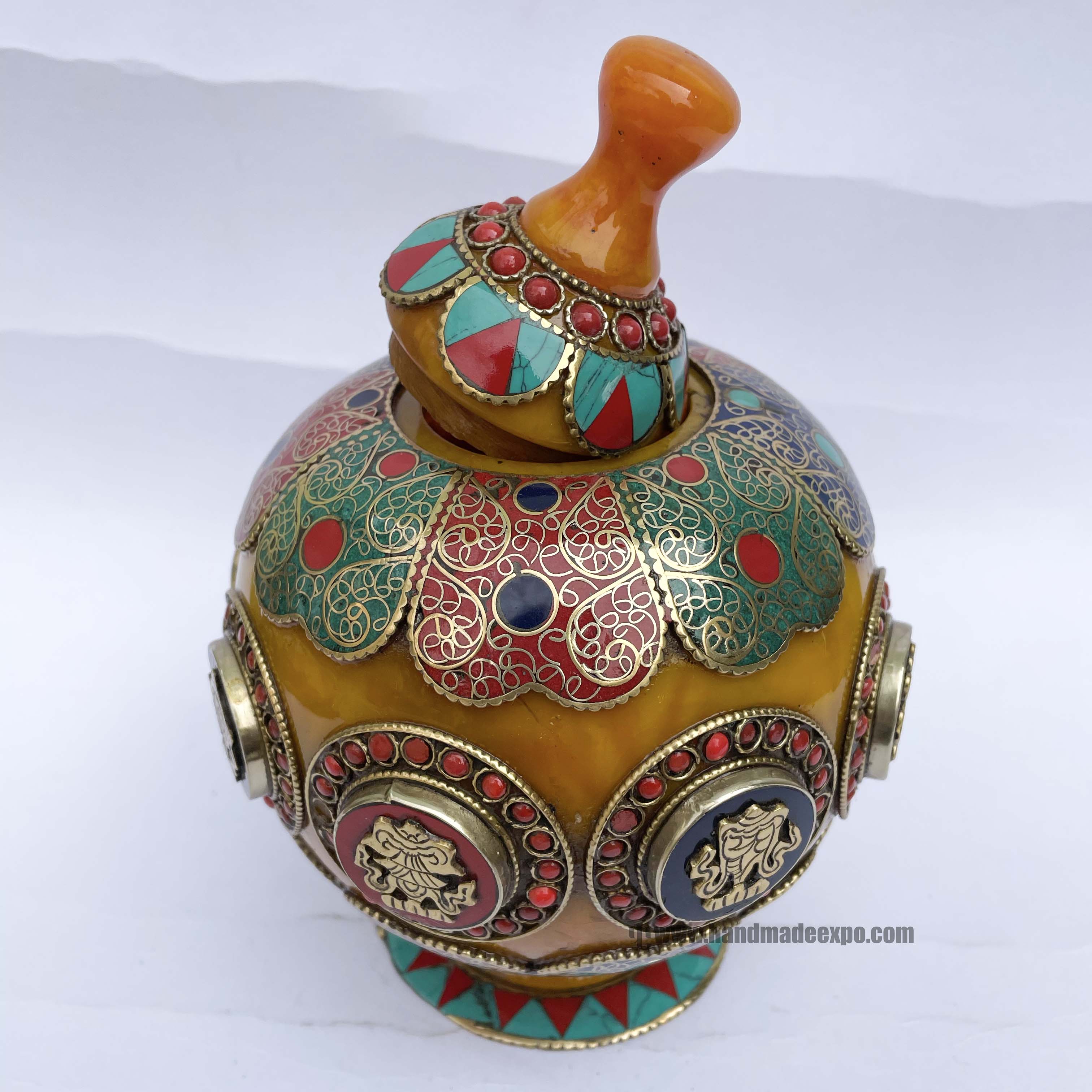 Imitation Amber Dophor, Nesi, Vessel For <span Style=